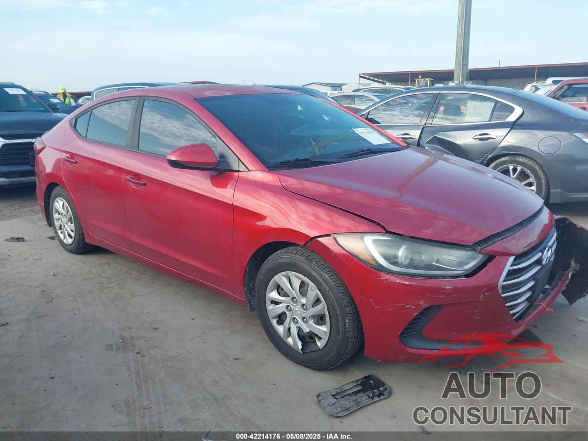 HYUNDAI ELANTRA 2017 - 5NPD74LF2HH165602