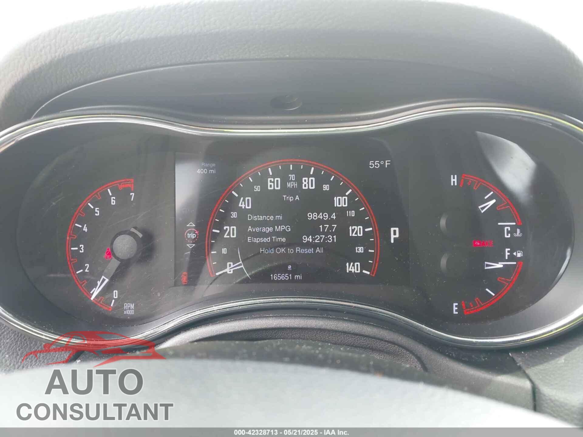DODGE DURANGO 2015 - 1C4RDJAG6FC786715