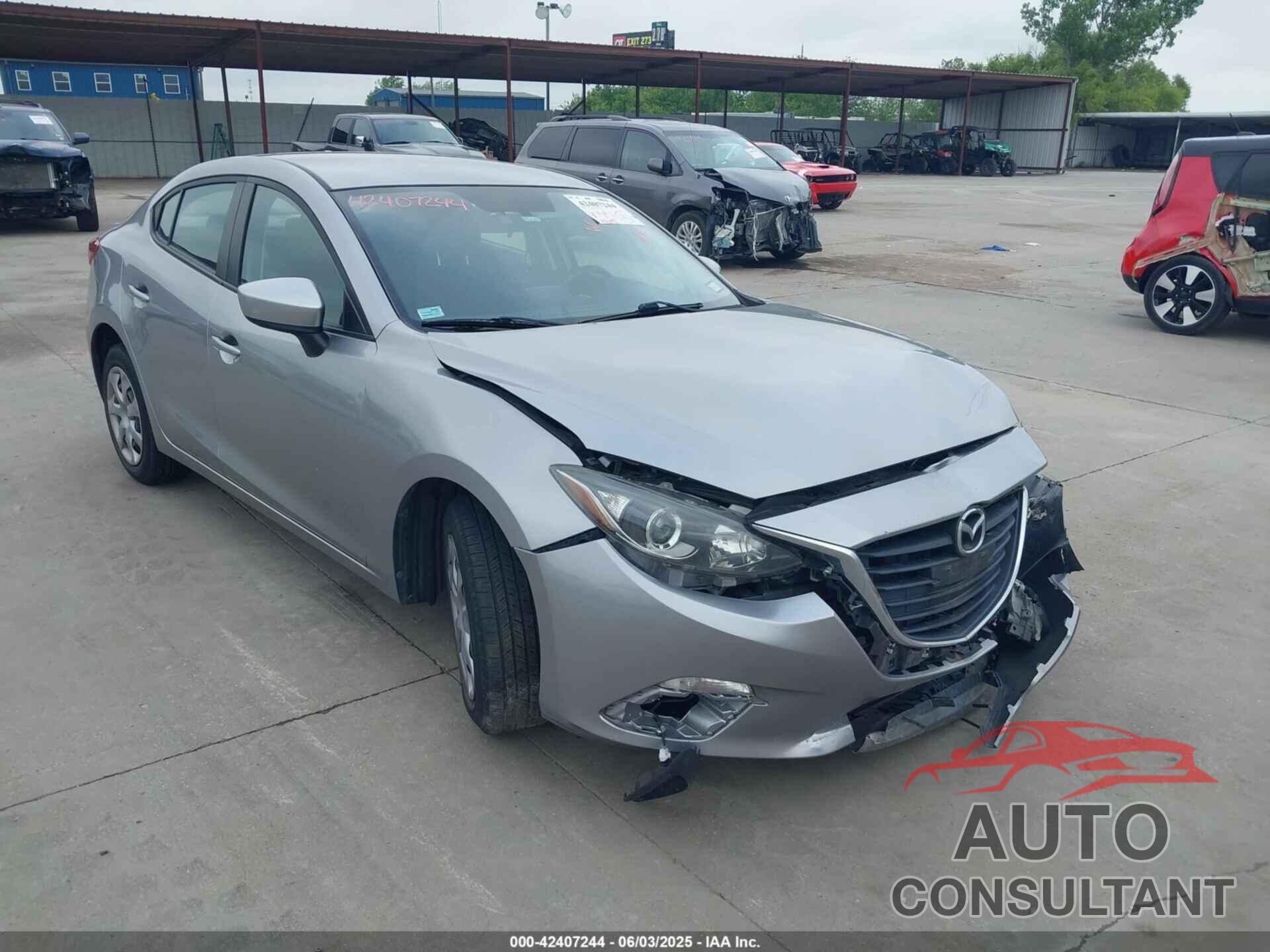 MAZDA MAZDA3 2015 - JM1BM1U77F1267276