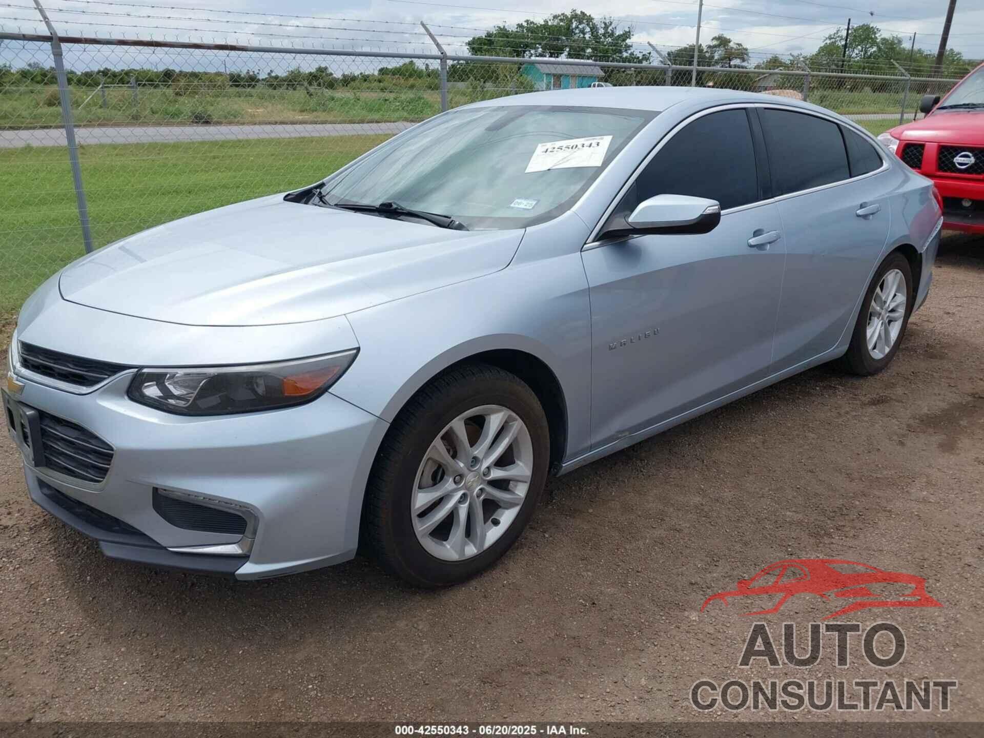 CHEVROLET MALIBU 2017 - 1G1ZE5ST5HF220491