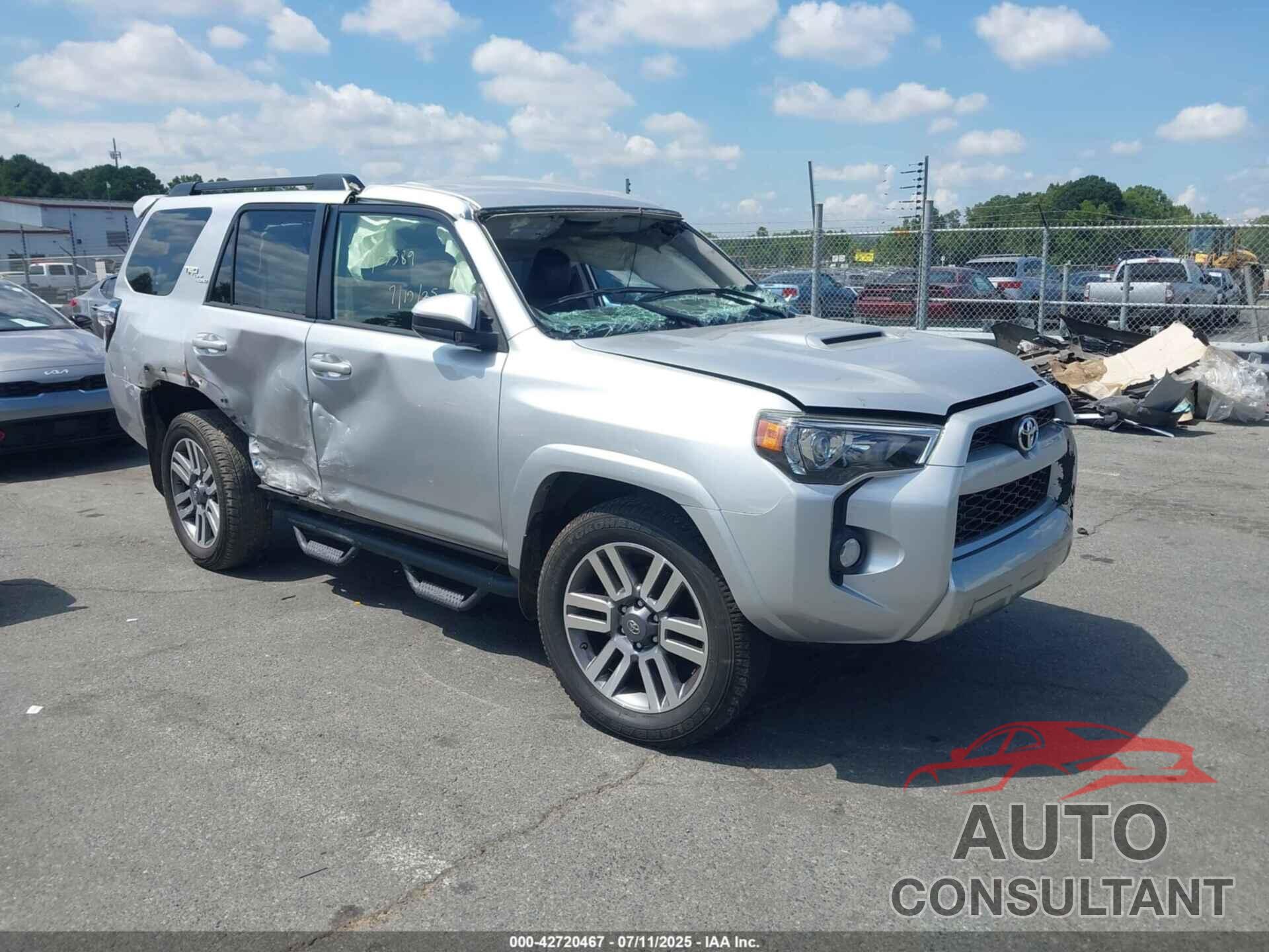 TOYOTA 4RUNNER 2019 - JTEBU5JR4K5681627