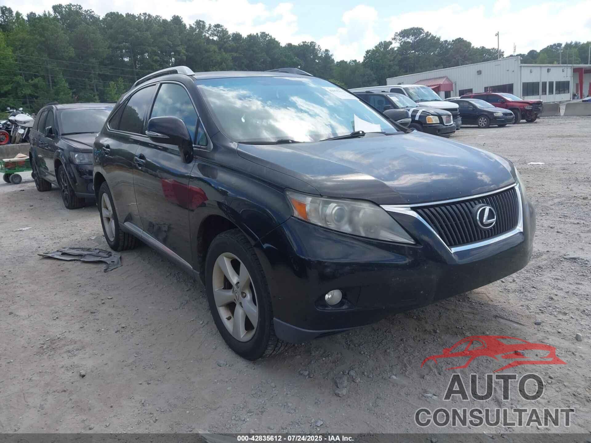 LEXUS RX 350 2010 - 2T2BK1BA1AC010411