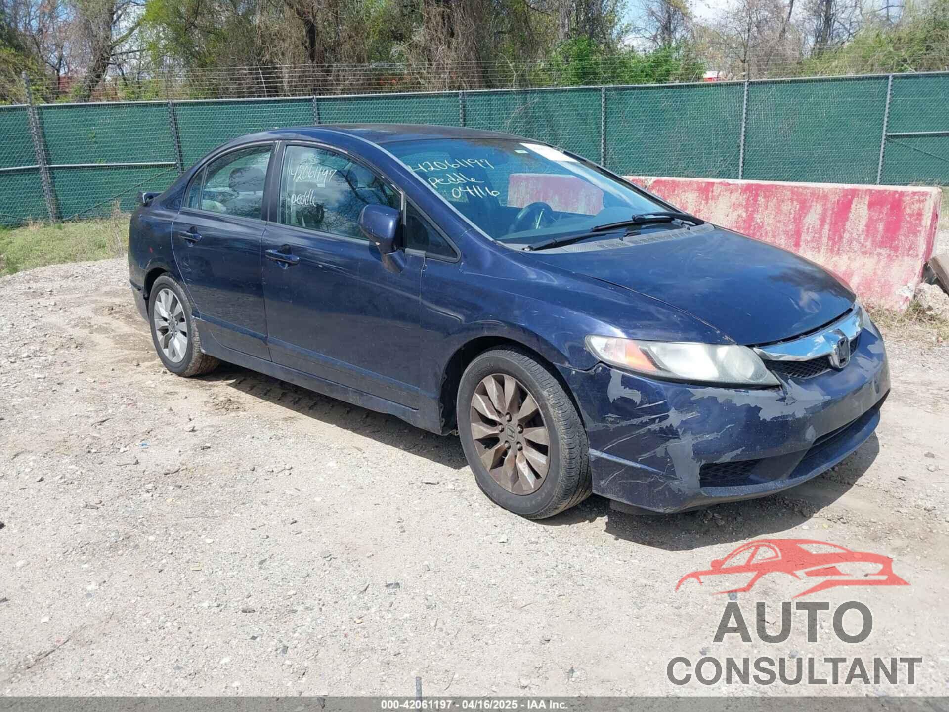 HONDA CIVIC 2010 - 2HGFA1F54AH580156