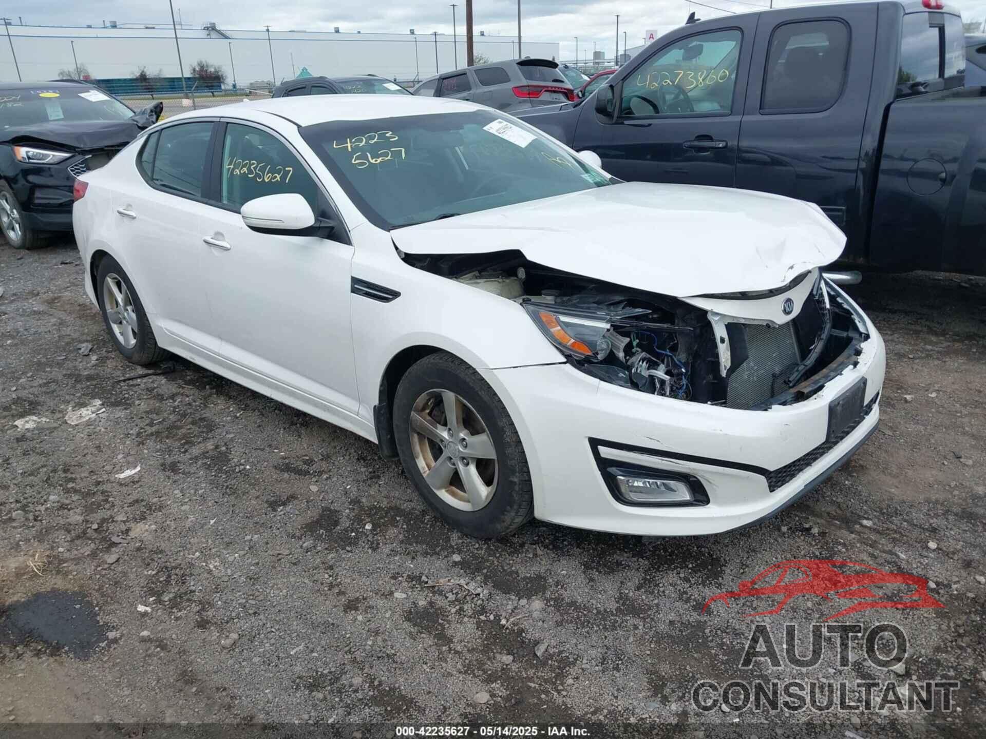 KIA OPTIMA 2015 - KNAGM4A76F5628630