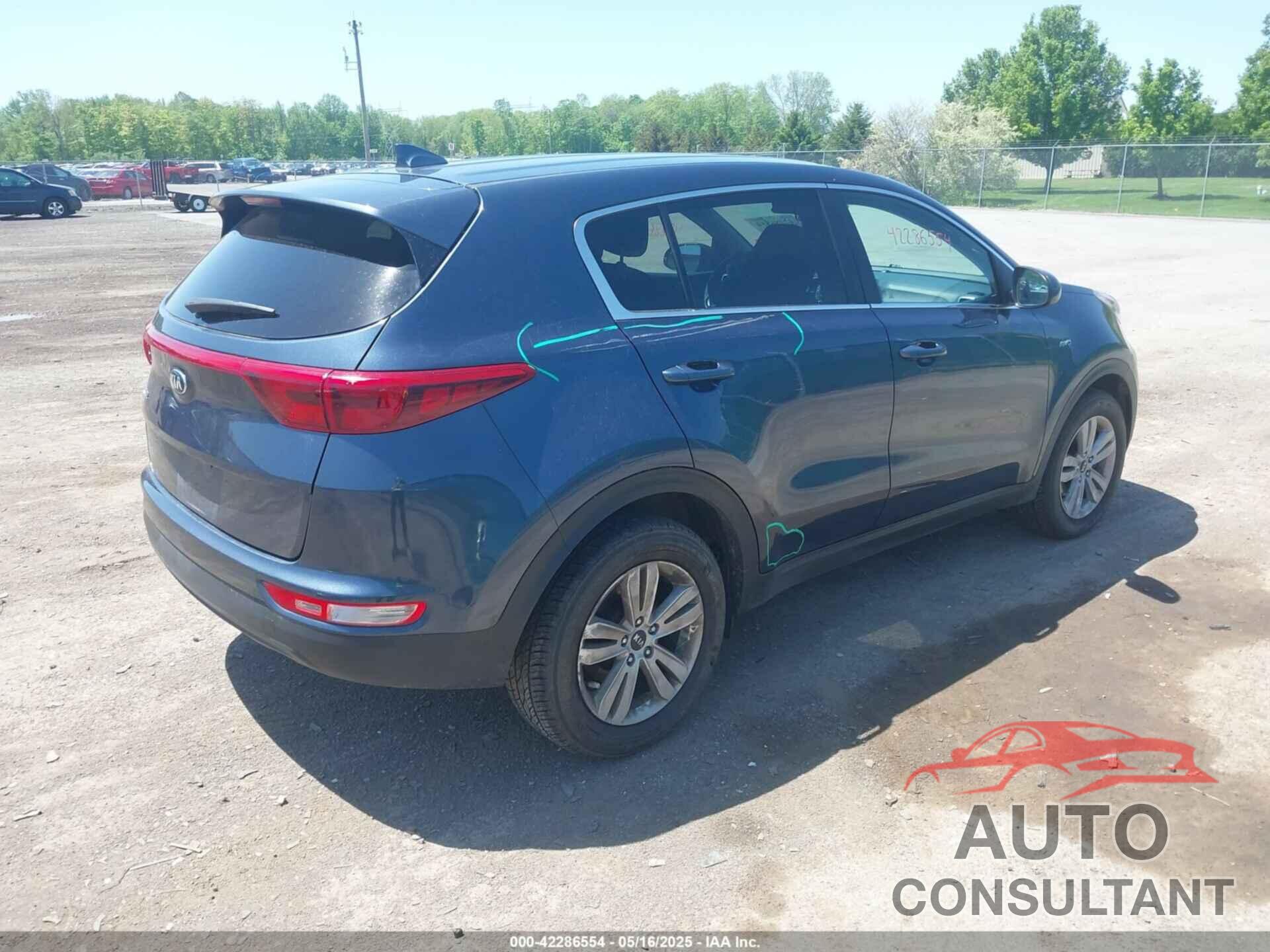 KIA SPORTAGE 2017 - KNDPMCAC1H7246006