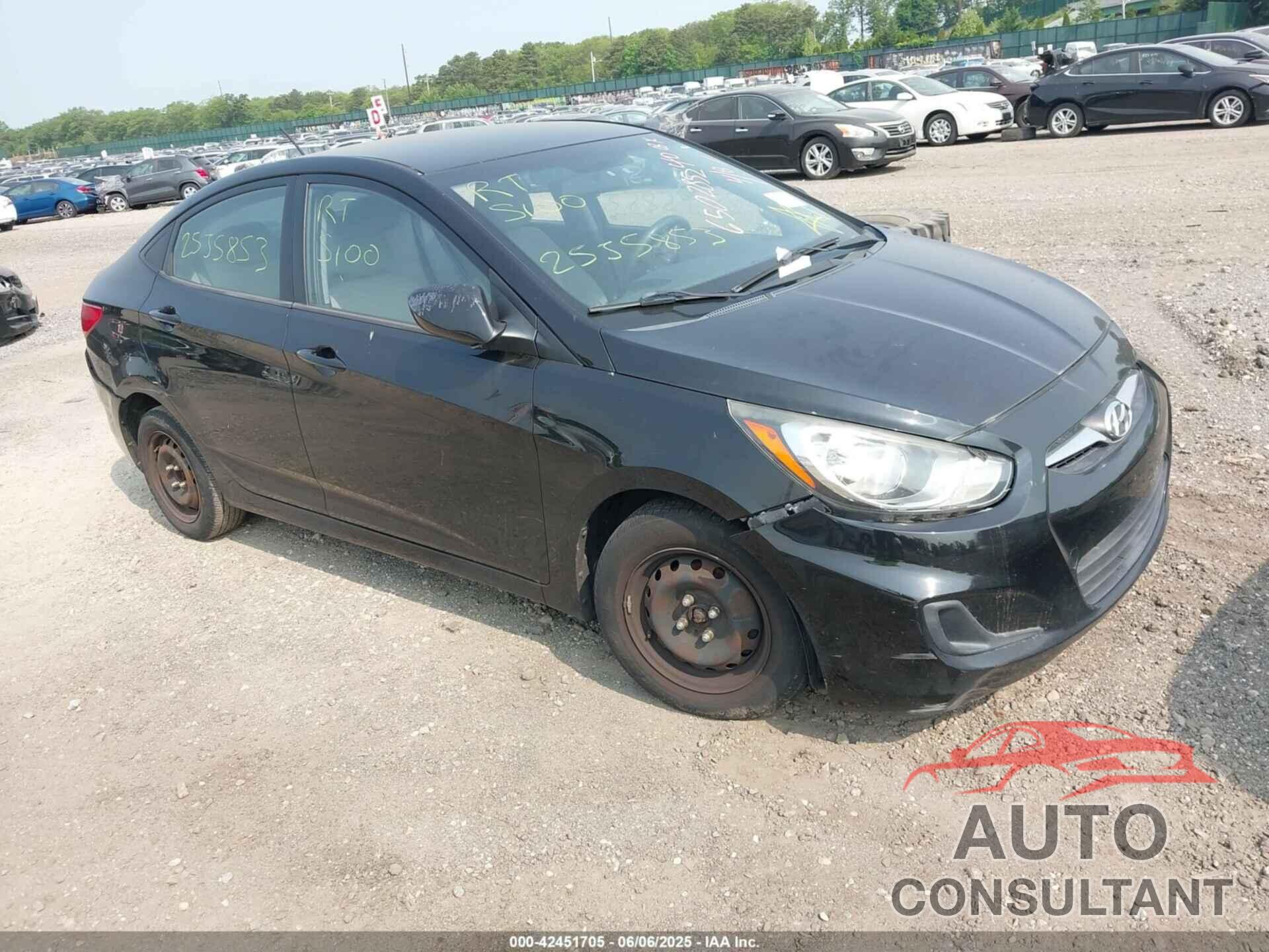 HYUNDAI ACCENT 2013 - KMHCT4AE7DU279947
