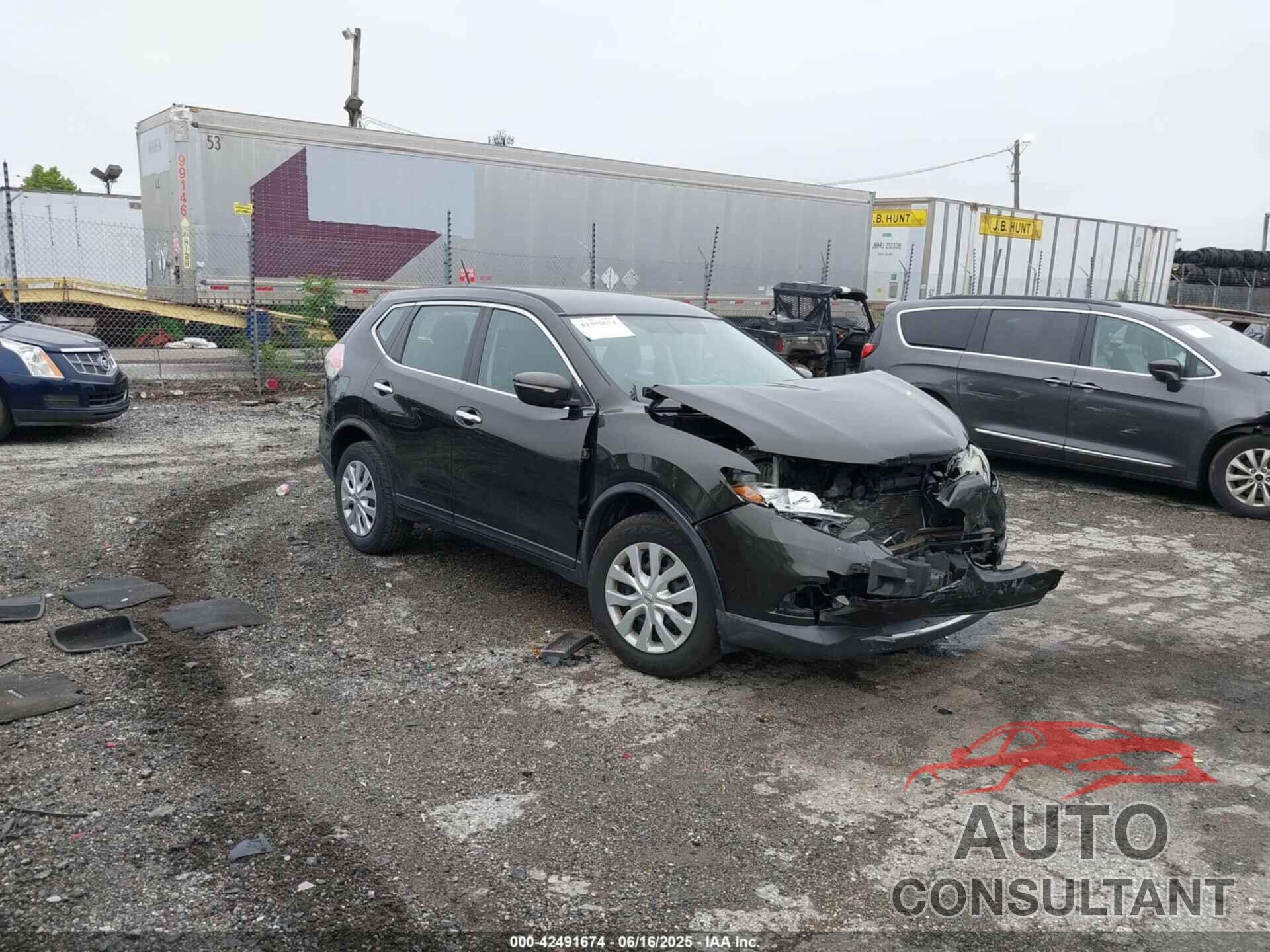 NISSAN ROGUE 2015 - KNMAT2MV2FP530547