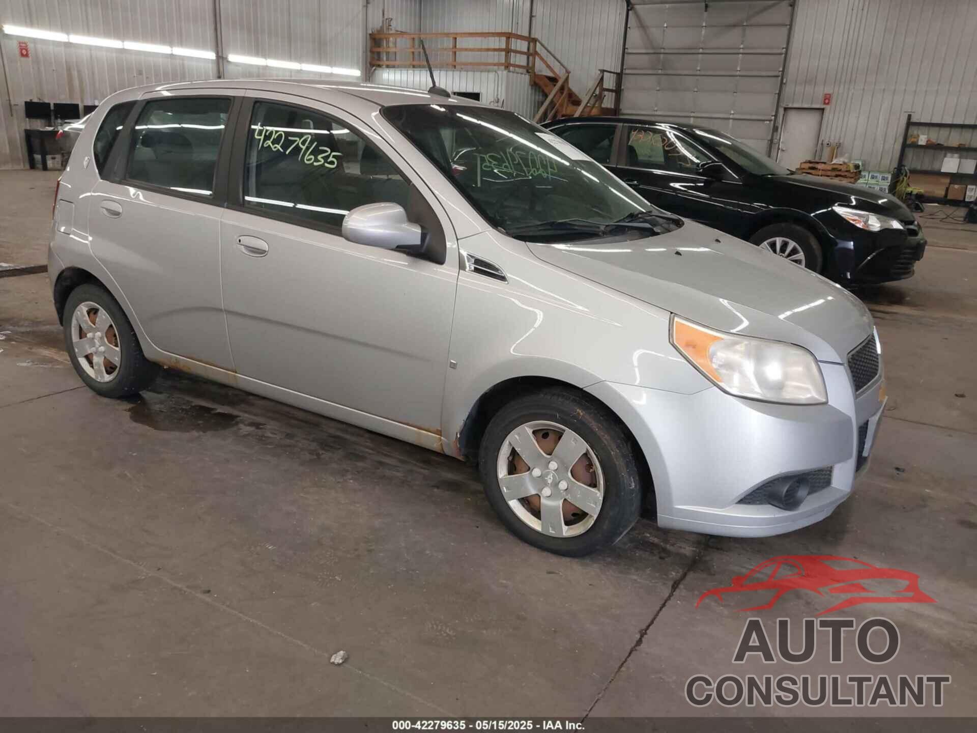 CHEVROLET AVEO 2009 - KL1TD66E39B659366