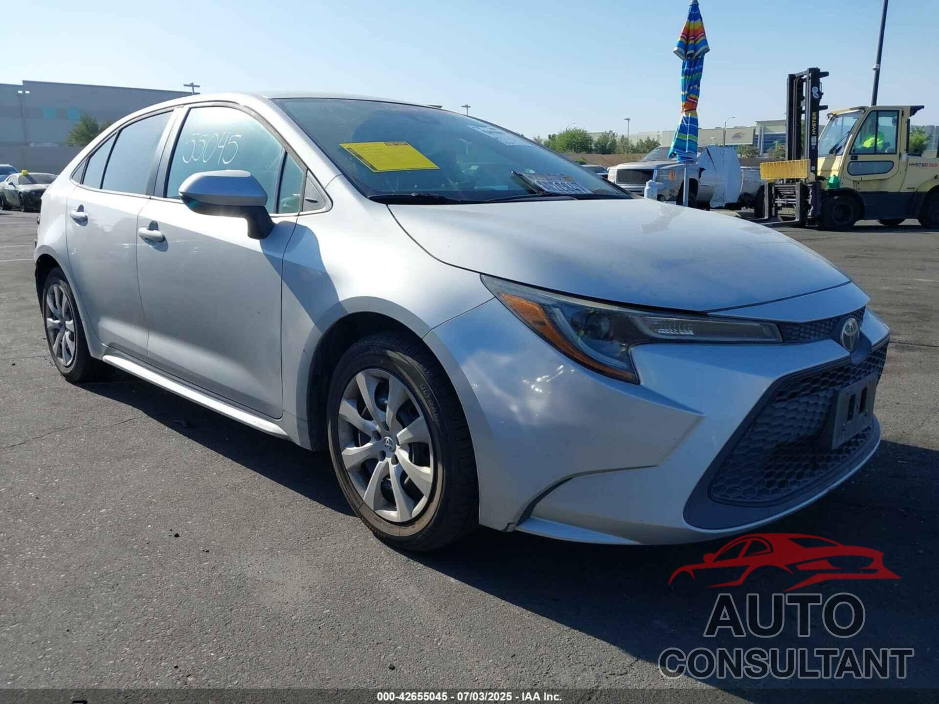 TOYOTA COROLLA 2020 - 5YFEPRAE9LP146603