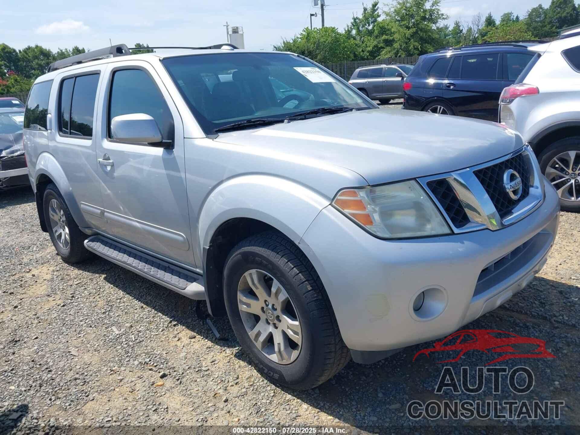 NISSAN PATHFINDER 2009 - 5N1AR18B59C614491