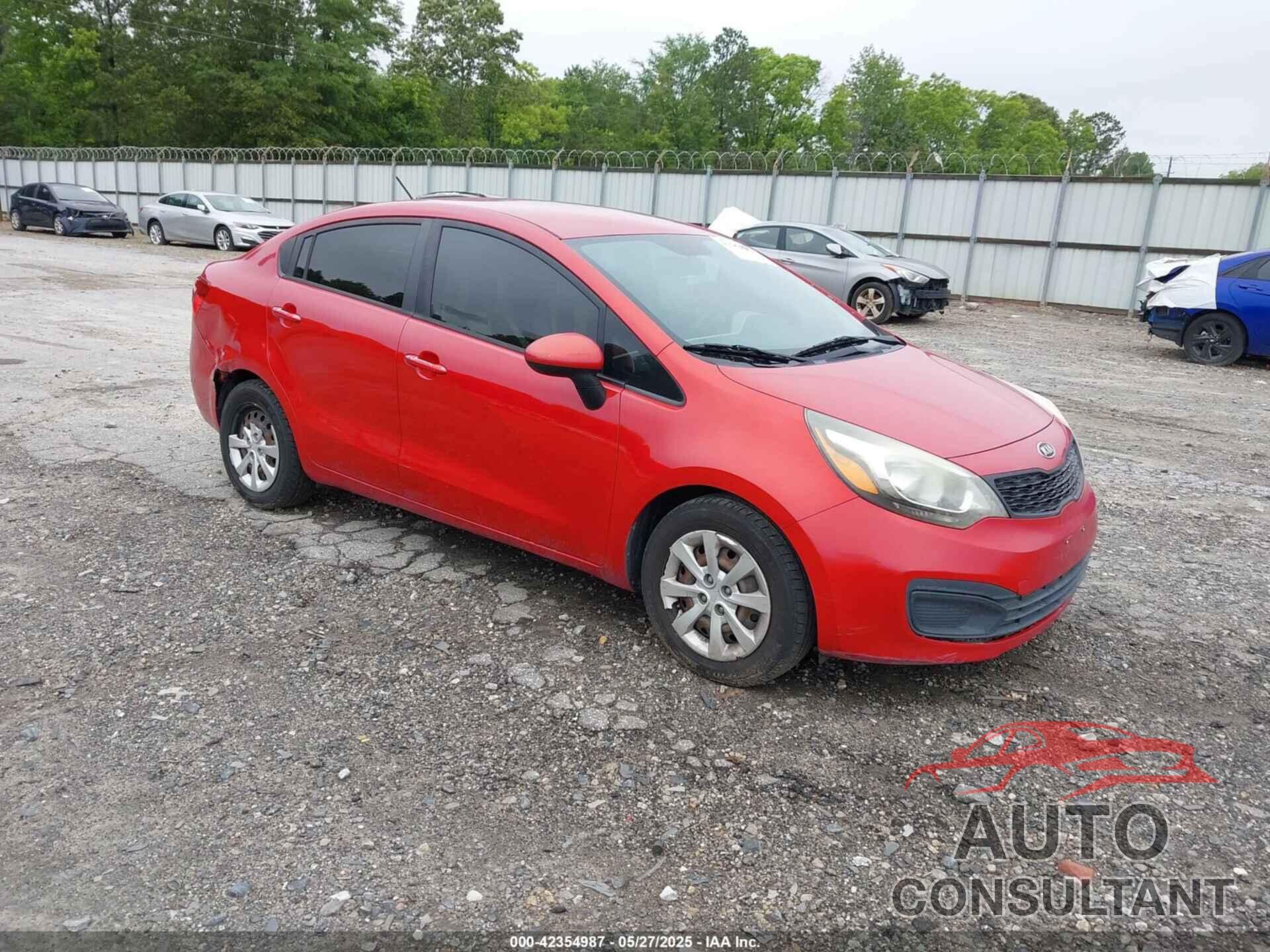 KIA RIO 2013 - KNADM4A33D6109414