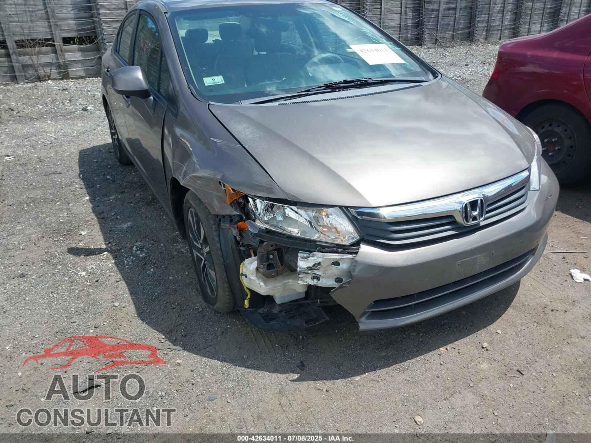 HONDA CIVIC 2012 - 2HGFB2F54CH523512