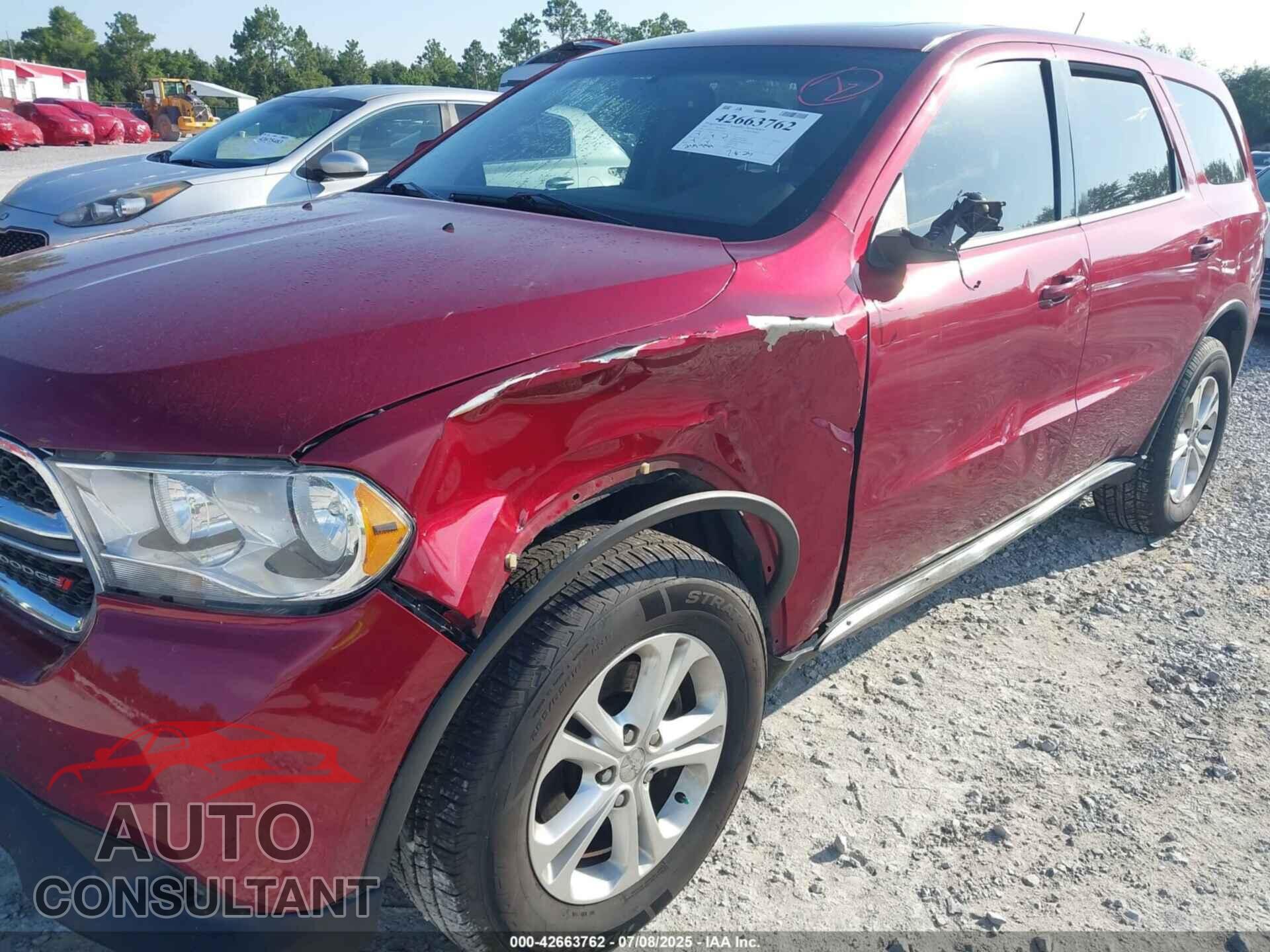 DODGE DURANGO 2013 - 1C4RDHAG5DC637329