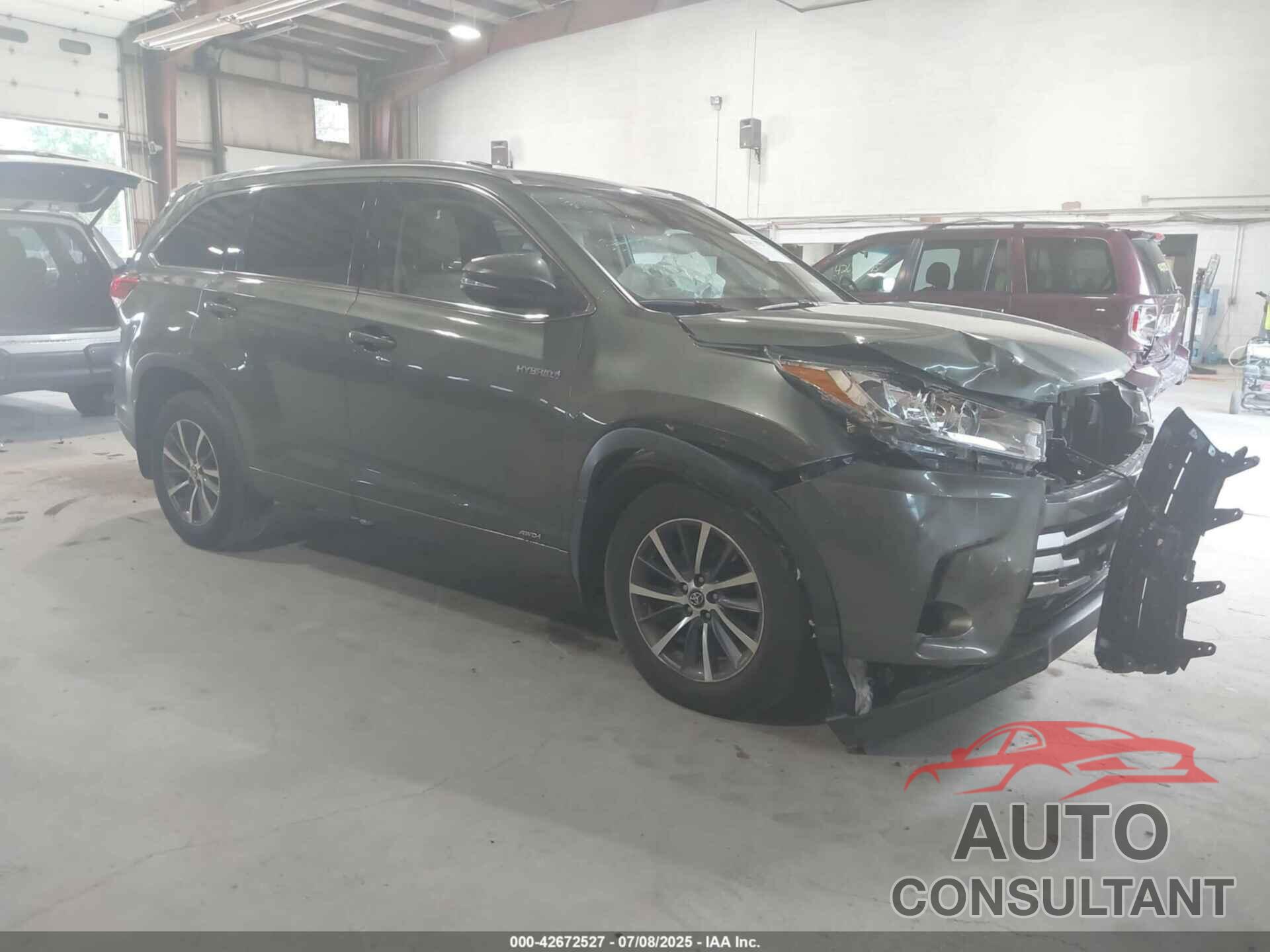 TOYOTA HIGHLANDER HYBRID 2017 - 5TDJGRFH7HS020756