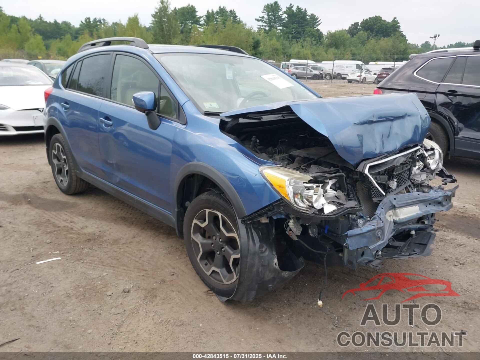 SUBARU XV CROSSTREK 2015 - JF2GPAPC0F8209234