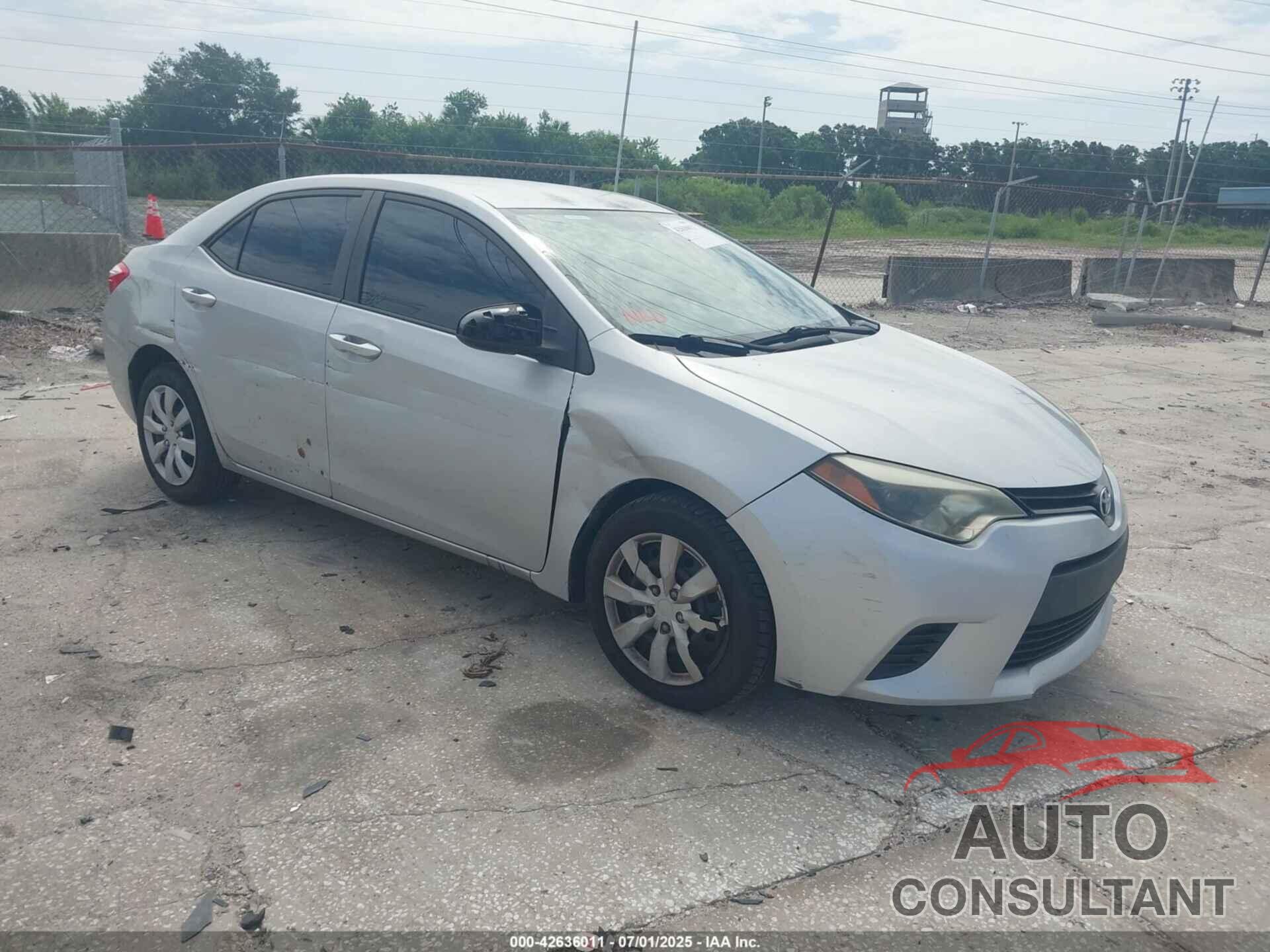 TOYOTA COROLLA 2014 - 5YFBURHE1EP076275