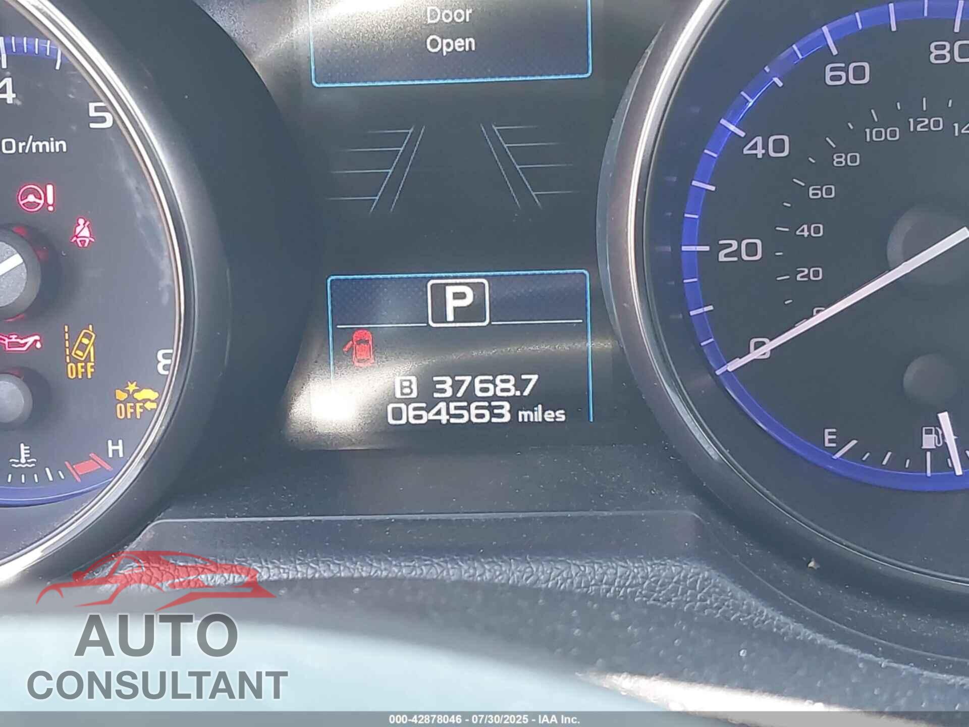 SUBARU OUTBACK 2016 - 4S4BSANC1G3249875