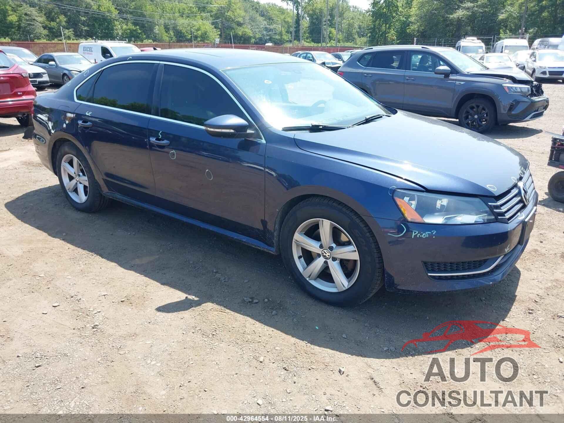 VOLKSWAGEN PASSAT 2012 - 1VWBP7A39CC087273