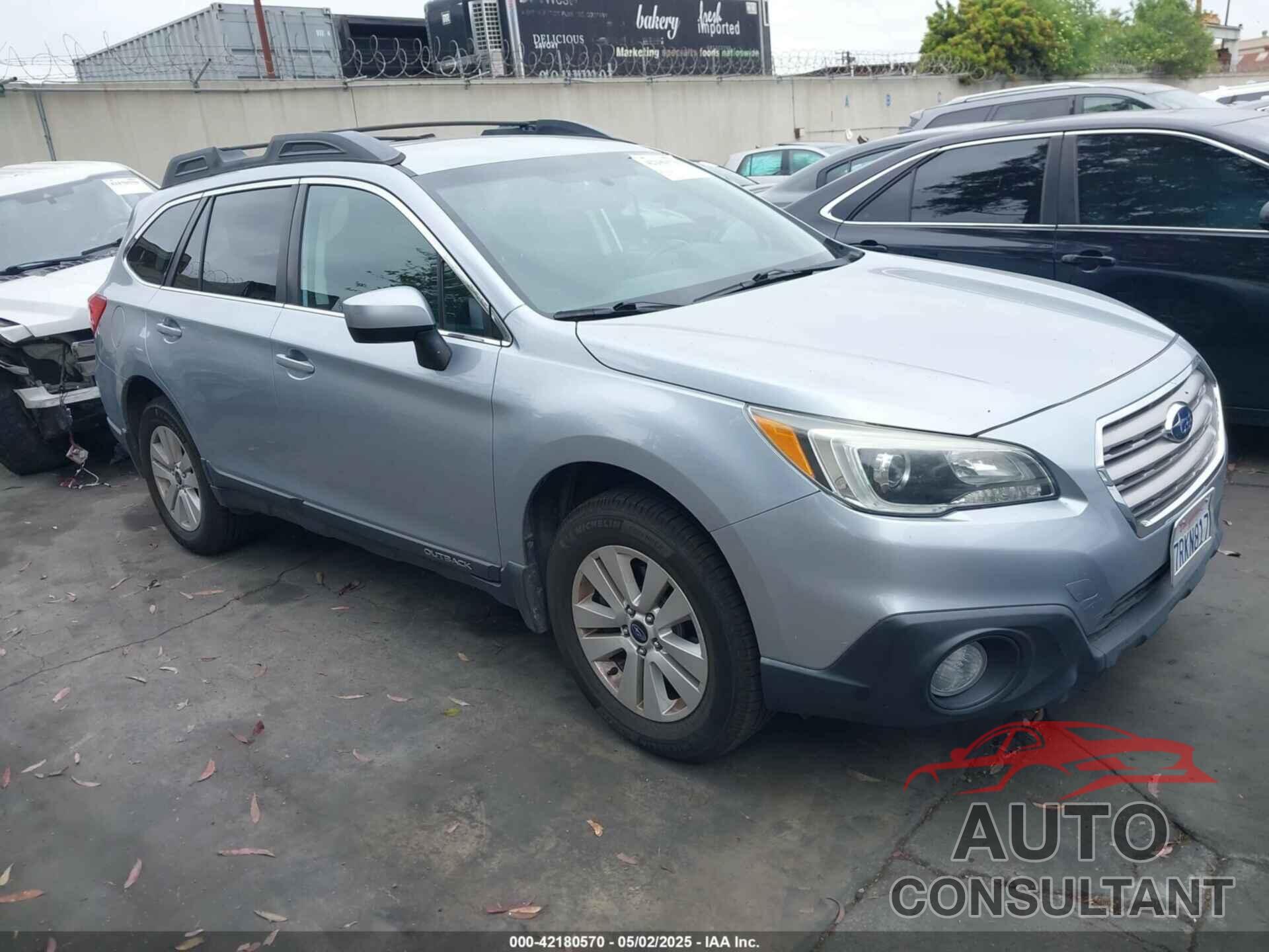 SUBARU OUTBACK 2016 - 4S4BSACC4G3274790