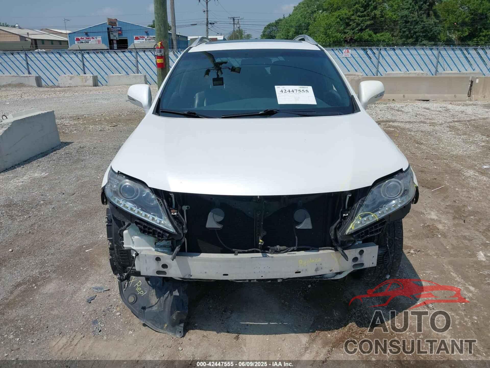 LEXUS RX 350 2013 - 2T2BK1BA9DC171027