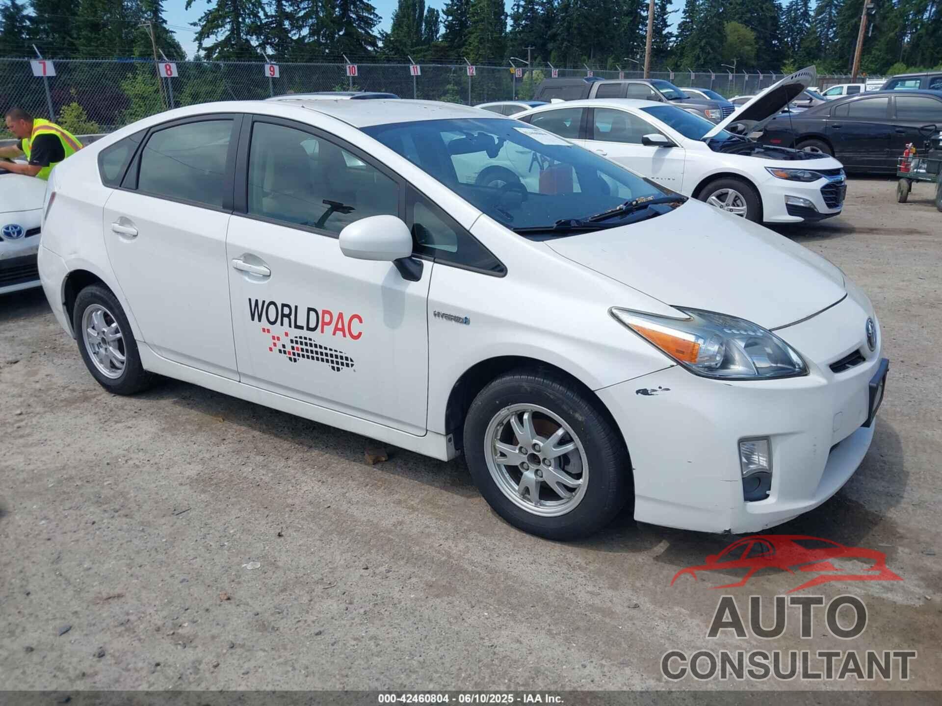 TOYOTA PRIUS 2010 - JTDKN3DU7A0227339