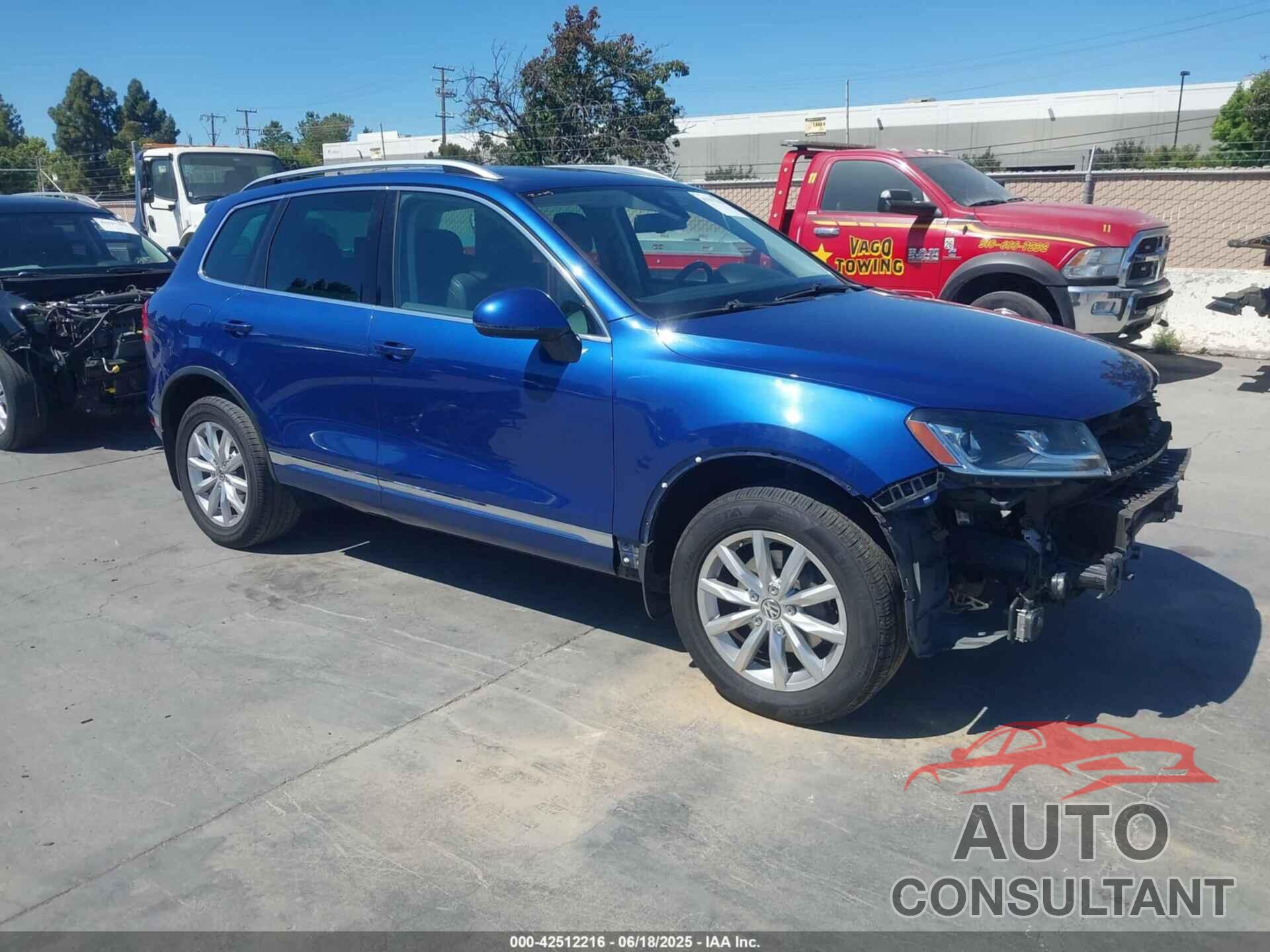 VOLKSWAGEN TOUAREG 2016 - WVGEF9BP1GD012630
