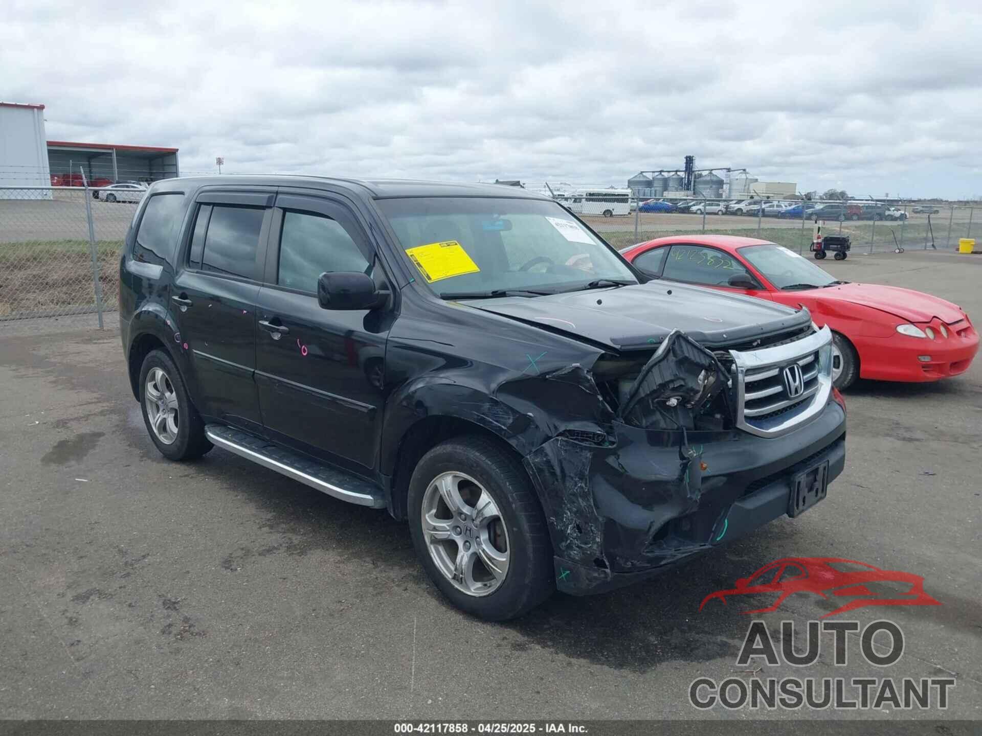 HONDA PILOT 2012 - 5FNYF4H4XCB017989