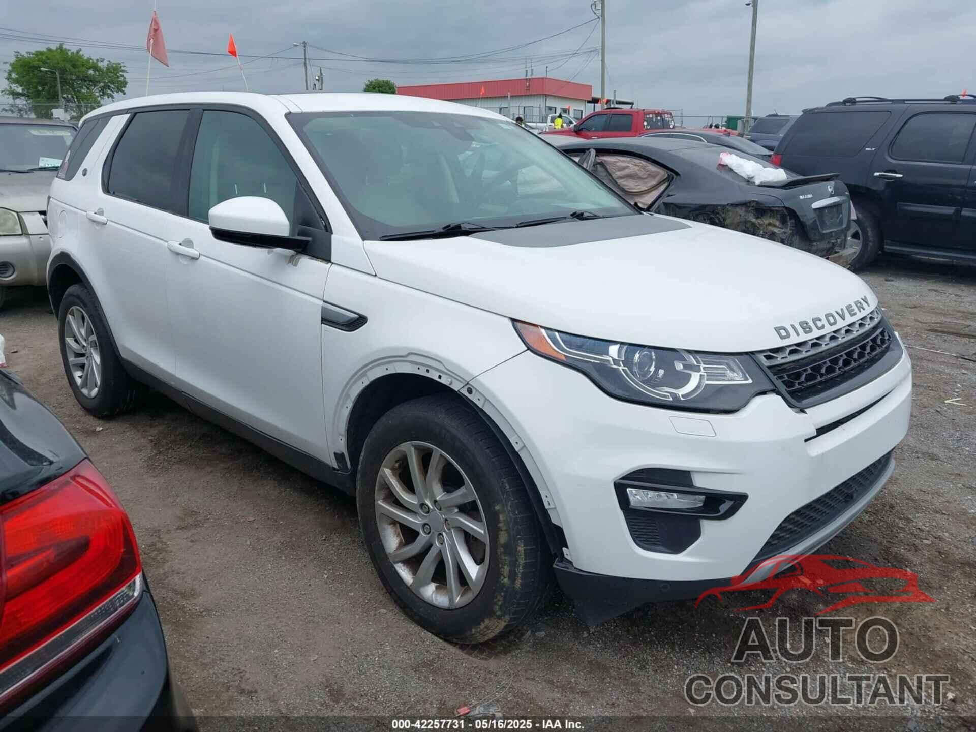 LAND ROVER DISCOVERY SPORT 2016 - SALCR2BG9GH629382