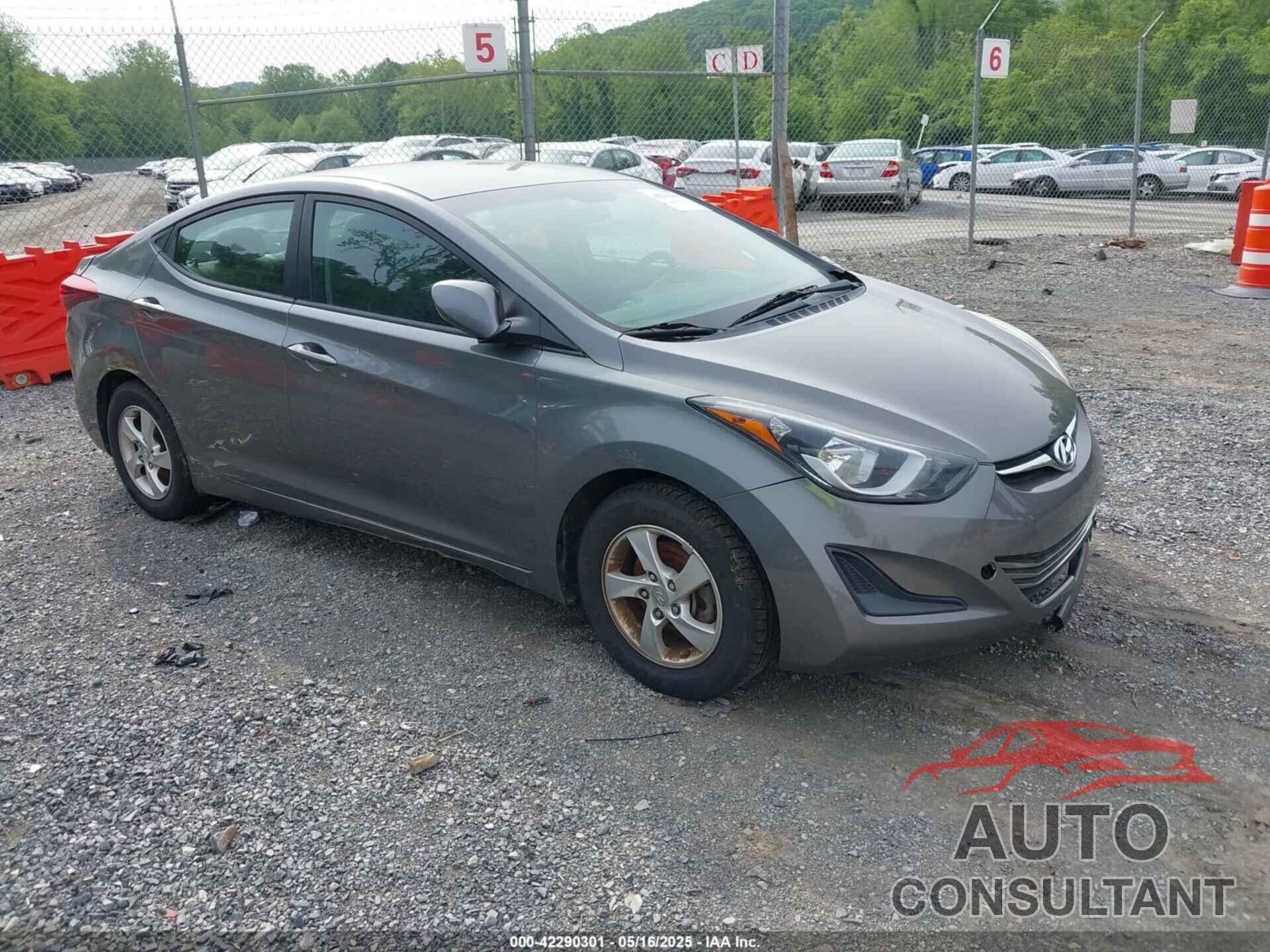 HYUNDAI ELANTRA 2014 - 5NPDH4AE2EH510470