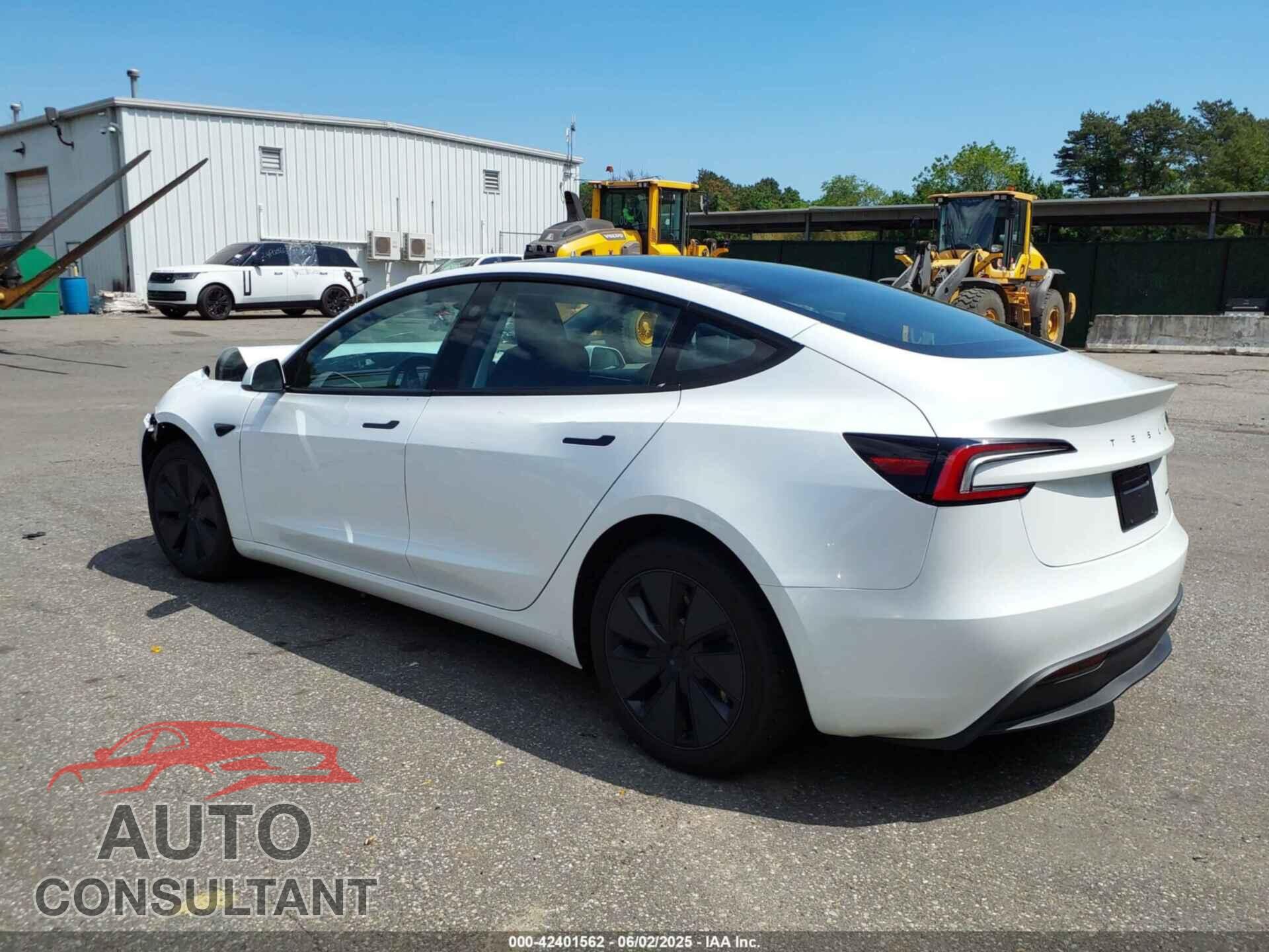 TESLA MODEL 3 2025 - 5YJ3E1EB7SF931422