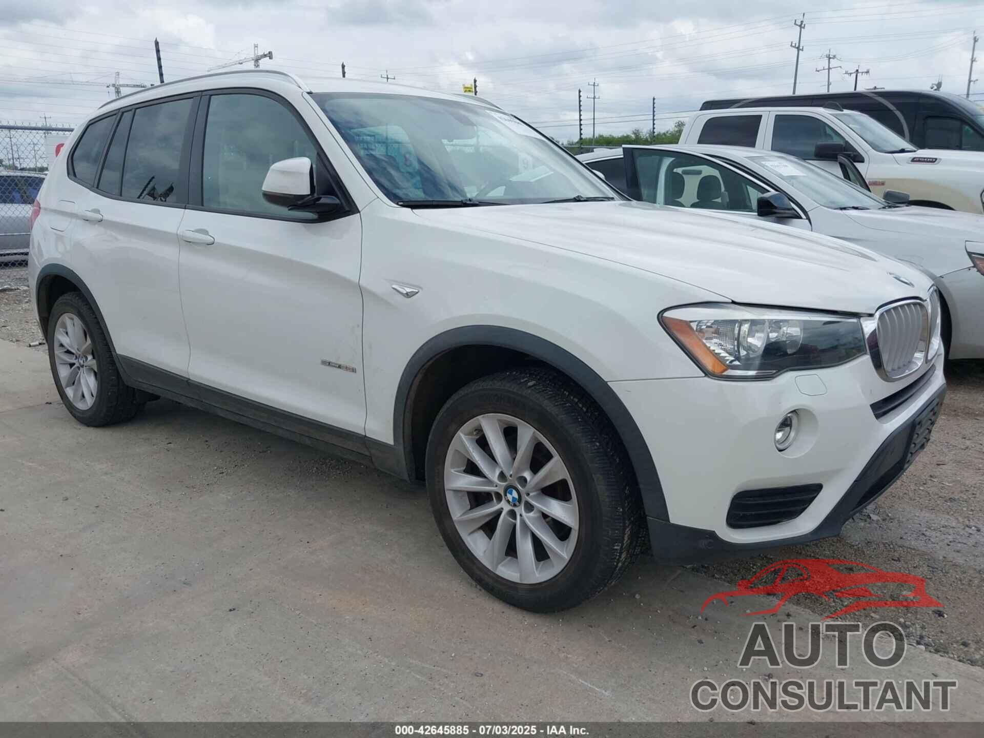 BMW X3 2015 - 5UXWZ7C56F0M82884