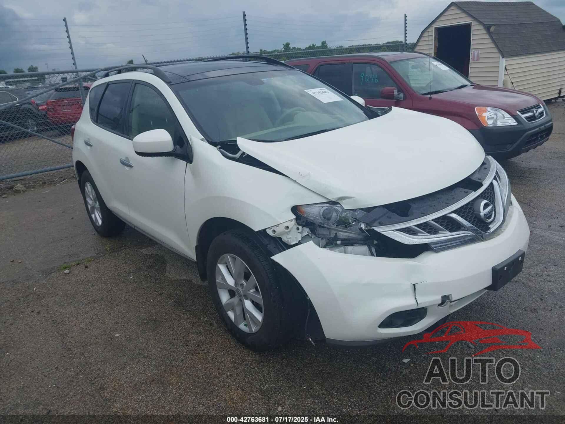 NISSAN MURANO 2013 - JN8AZ1MW8DW310807