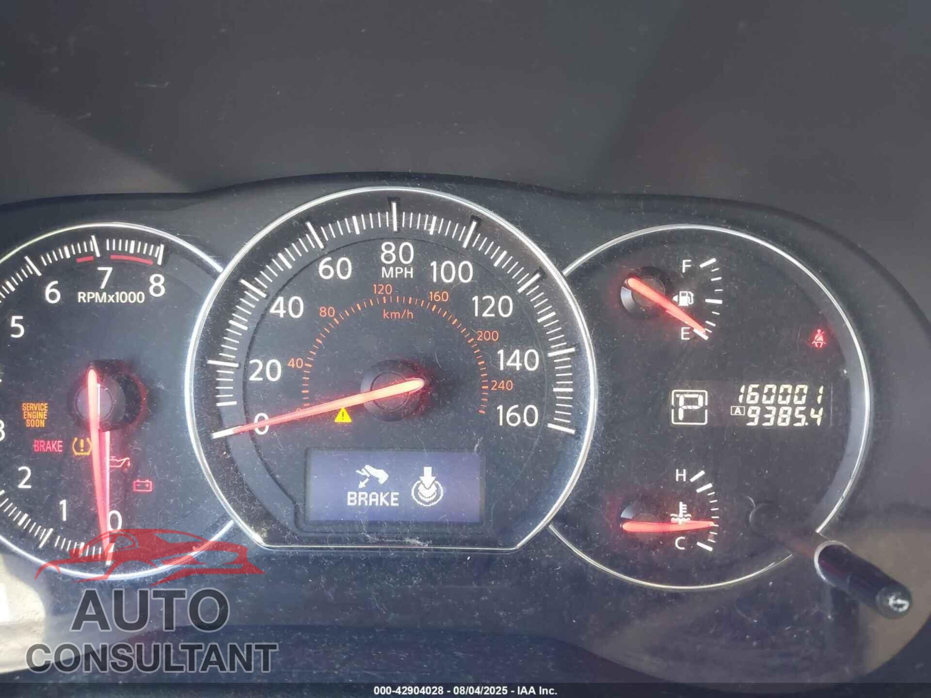 NISSAN MAXIMA 2014 - 1N4AA5AP2EC447340