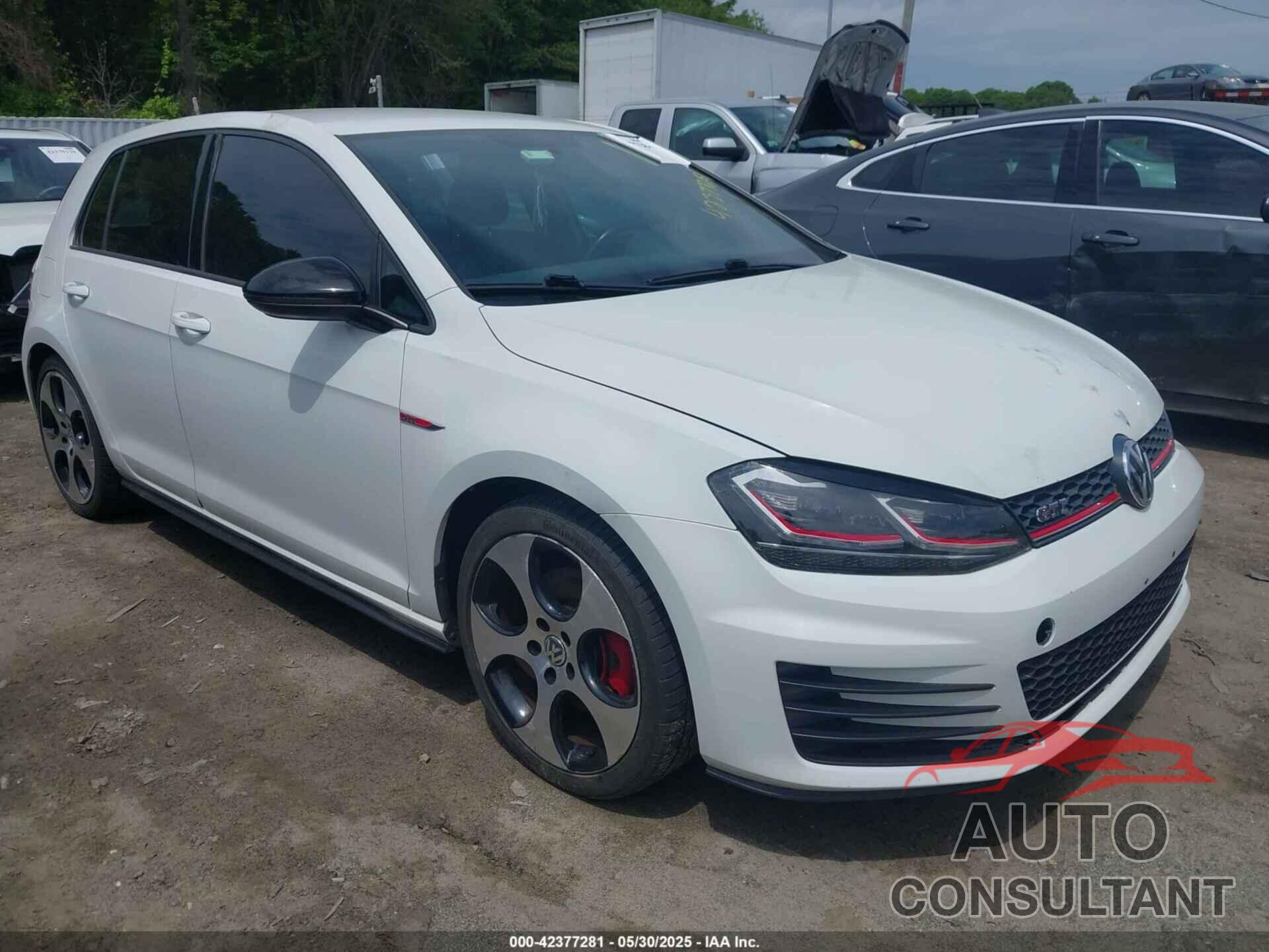 VOLKSWAGEN GOLF GTI 2016 - 3VW4T7AU9GM017483