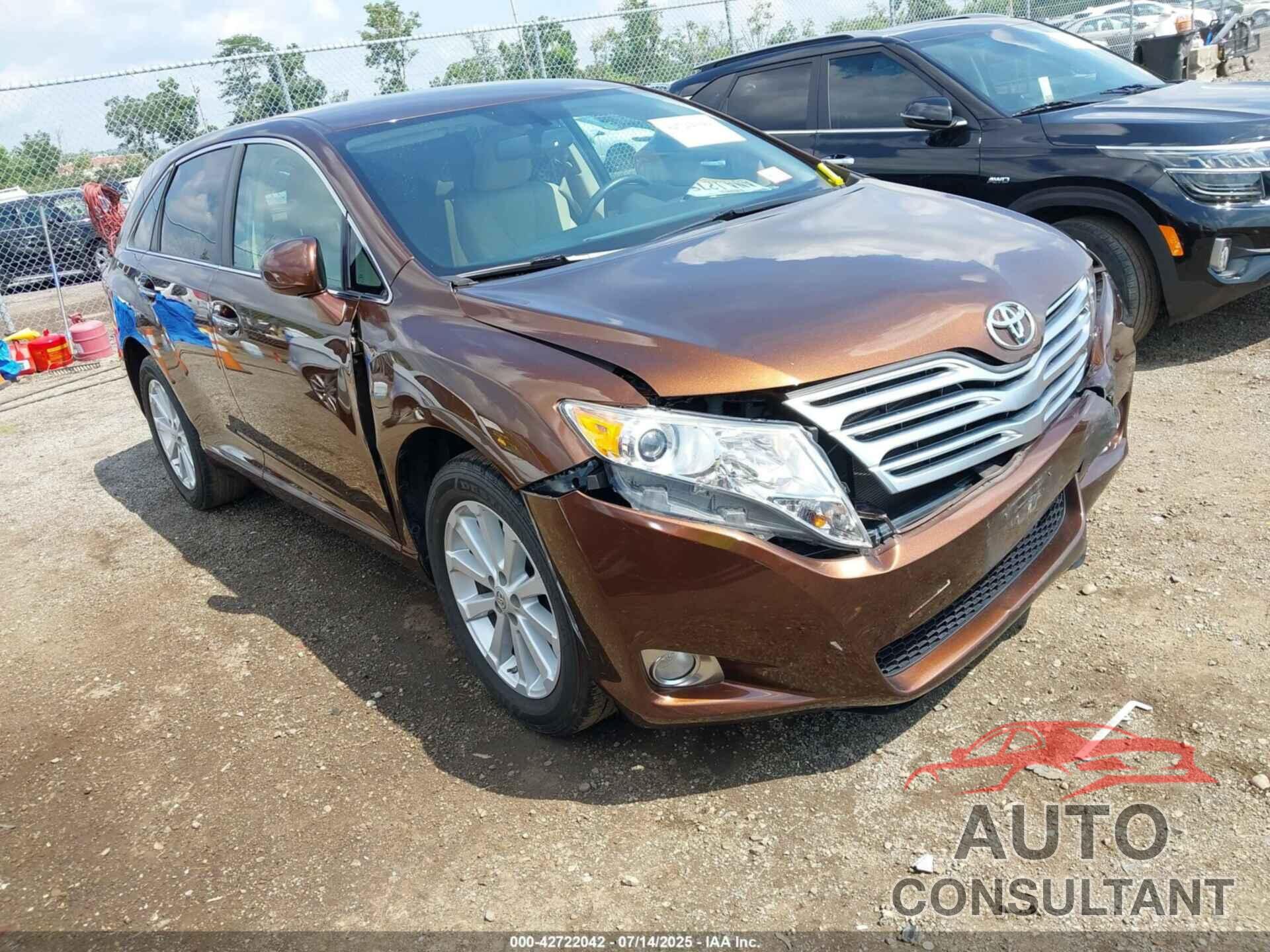 TOYOTA VENZA 2011 - 4T3ZA3BBXBU044767
