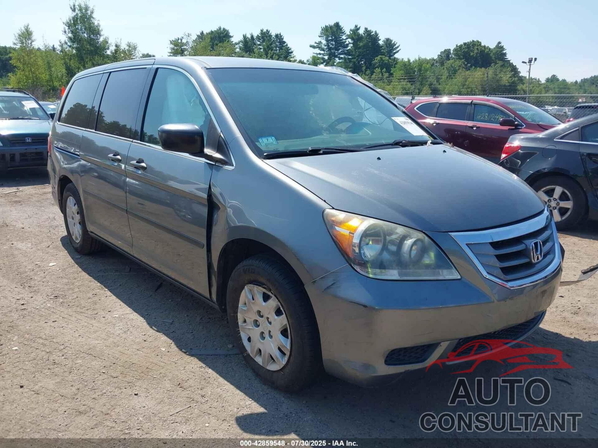 HONDA ODYSSEY 2009 - 5FNRL38219B026109
