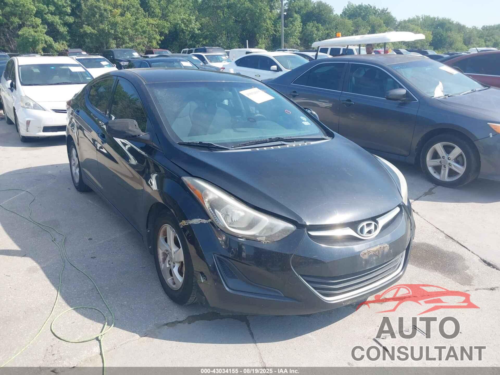 HYUNDAI ELANTRA 2014 - KMHDH4AE1EU093747
