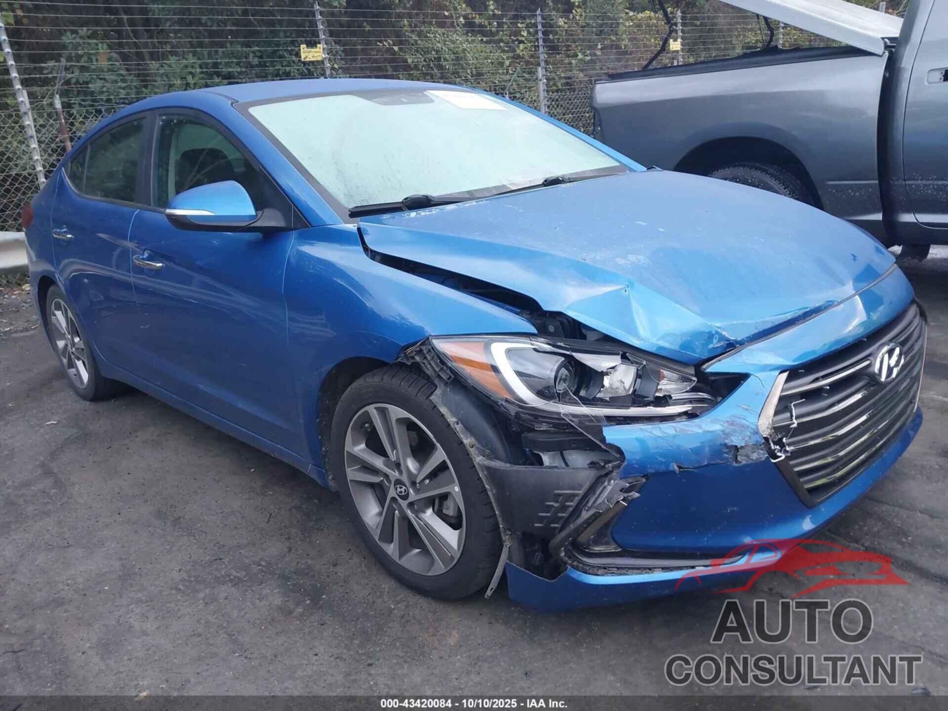 HYUNDAI ELANTRA 2017 - 5NPD84LF6HH007292