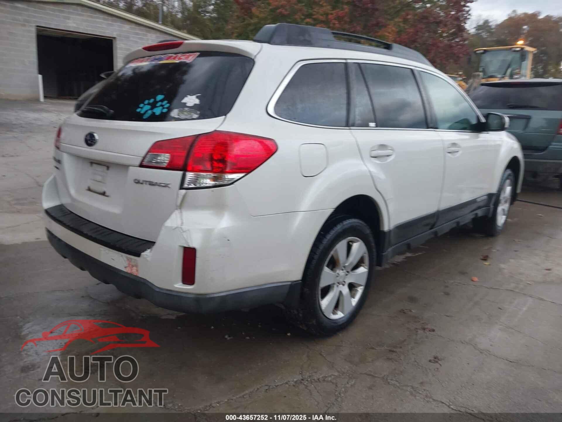 SUBARU OUTBACK 2010 - 4S4BRCCC8A3353426