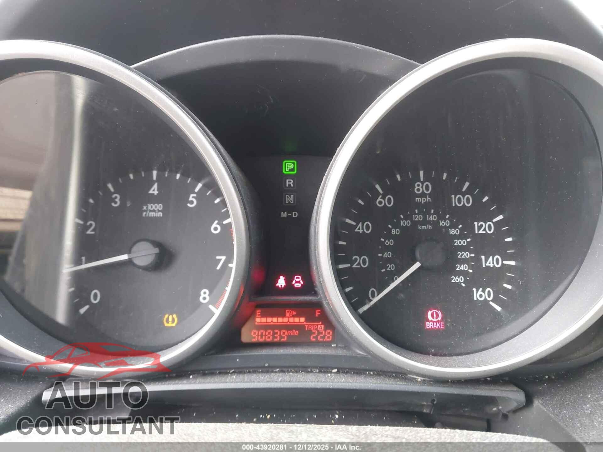 MAZDA MAZDA5 2012 - JM1CW2DL2C0143869