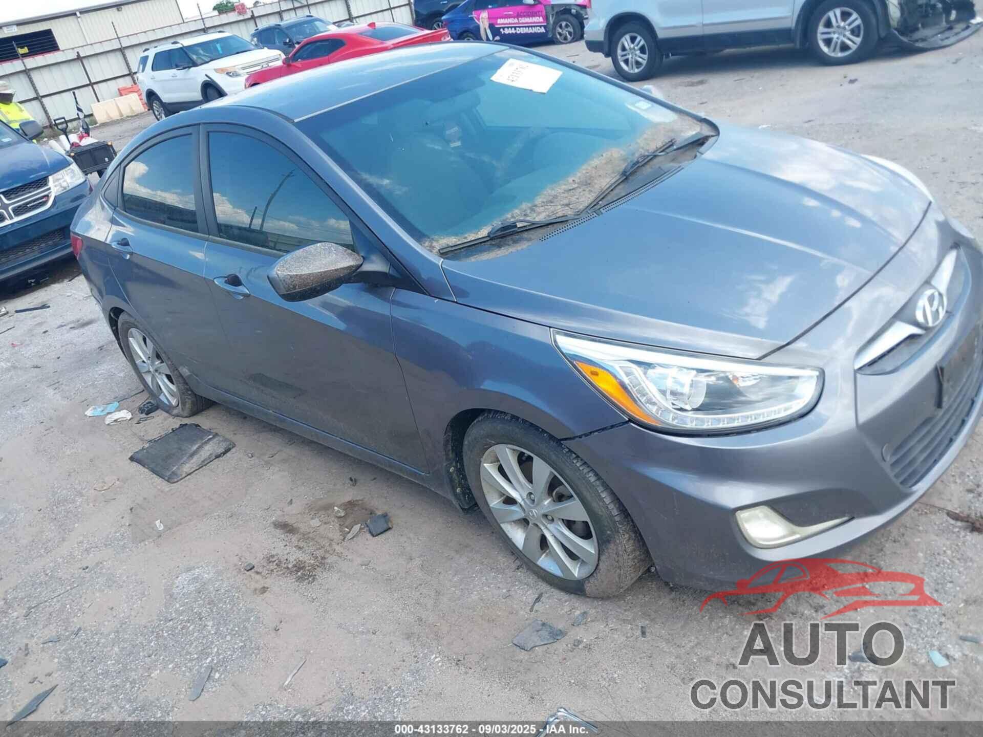 HYUNDAI ACCENT 2014 - KMHCU4AE7EU771795