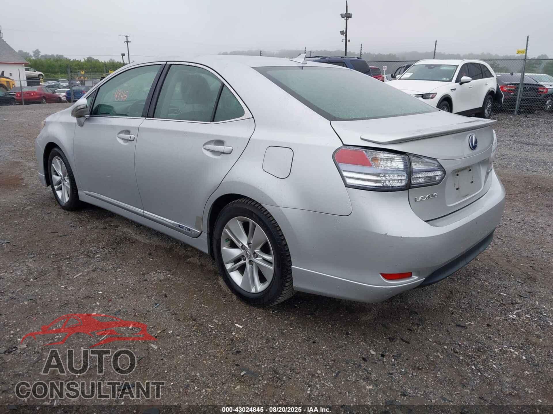 LEXUS HS 250H 2010 - JTHBB1BA5A2021882
