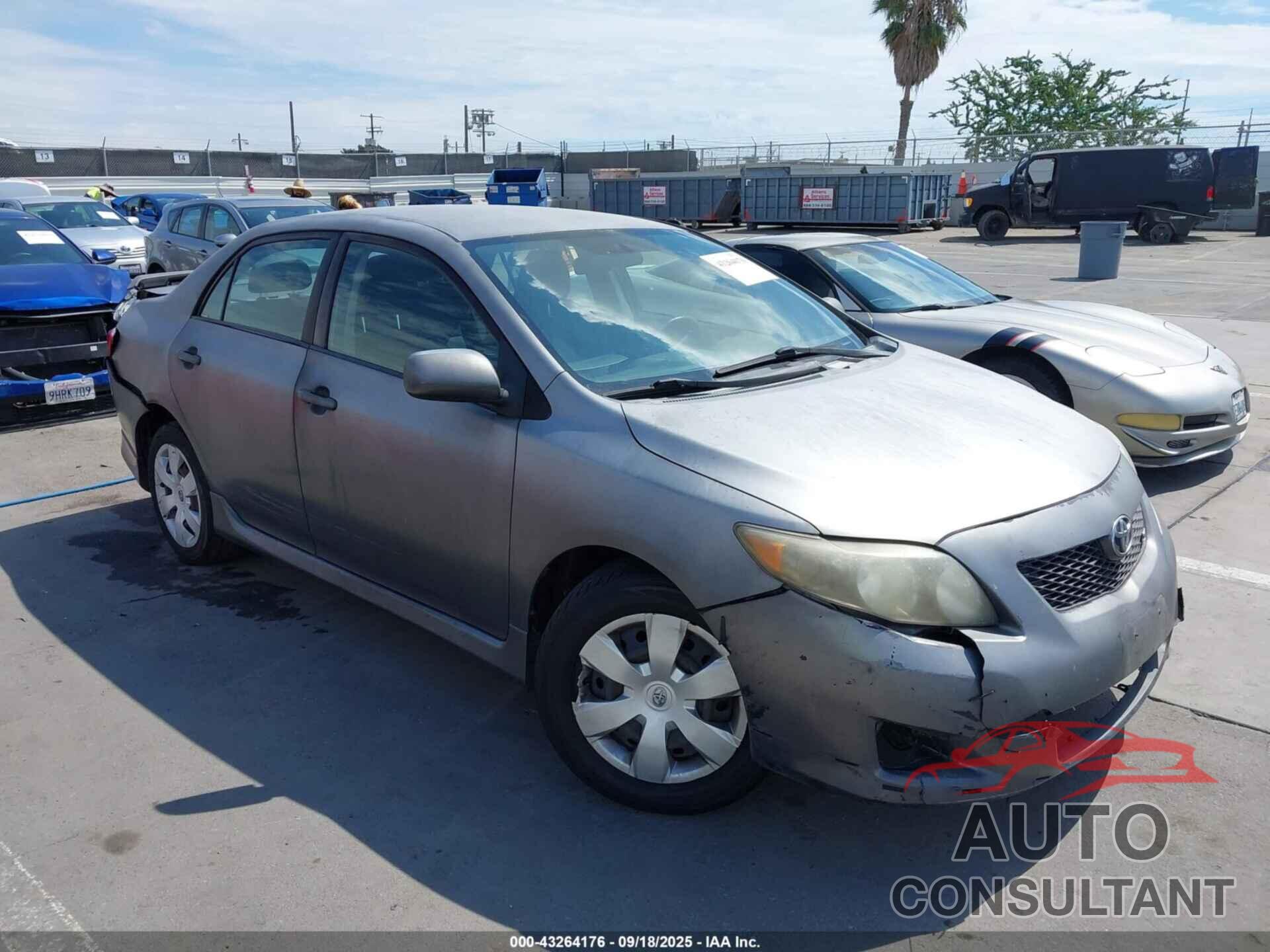 TOYOTA COROLLA 2009 - 1NXBU40E09Z101315
