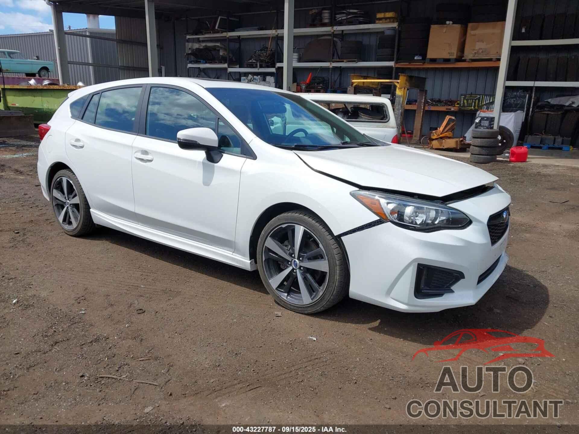 SUBARU IMPREZA 2018 - 4S3GTAM63J3707698