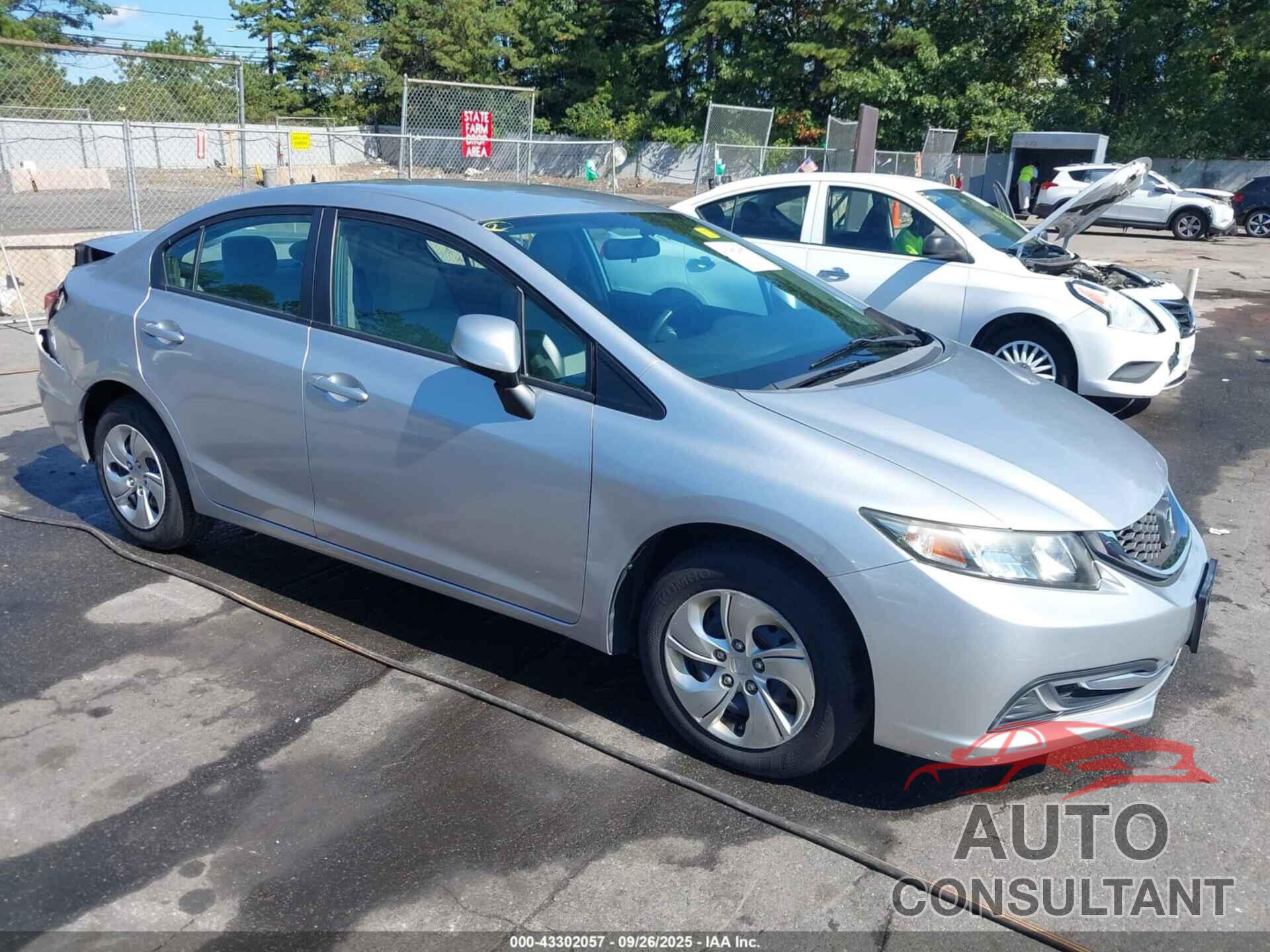 HONDA CIVIC 2013 - 19XFB2F57DE254675