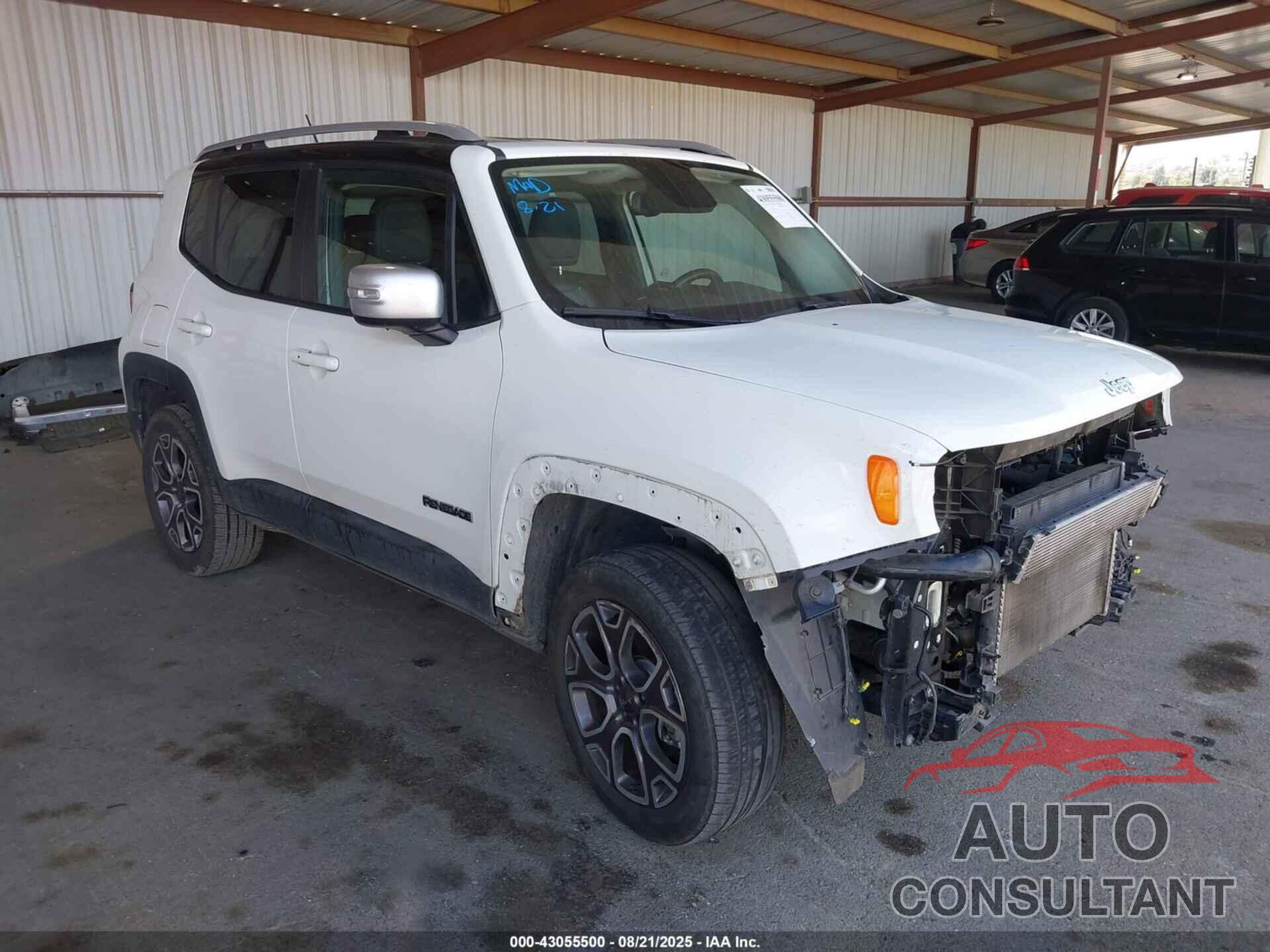 JEEP RENEGADE 2017 - ZACCJBDB7HPE39378