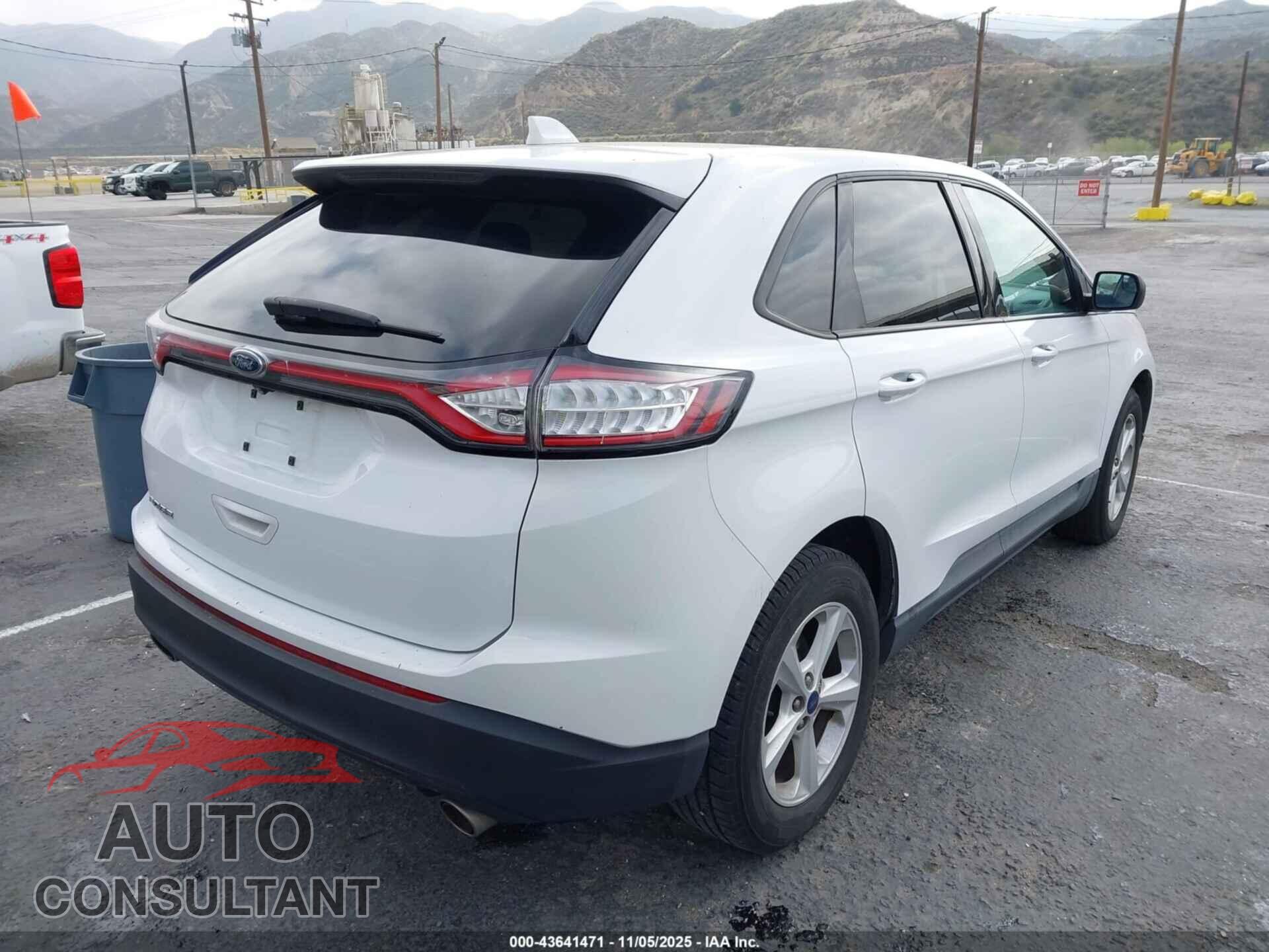FORD EDGE 2015 - 2FMTK3G87FBC35101