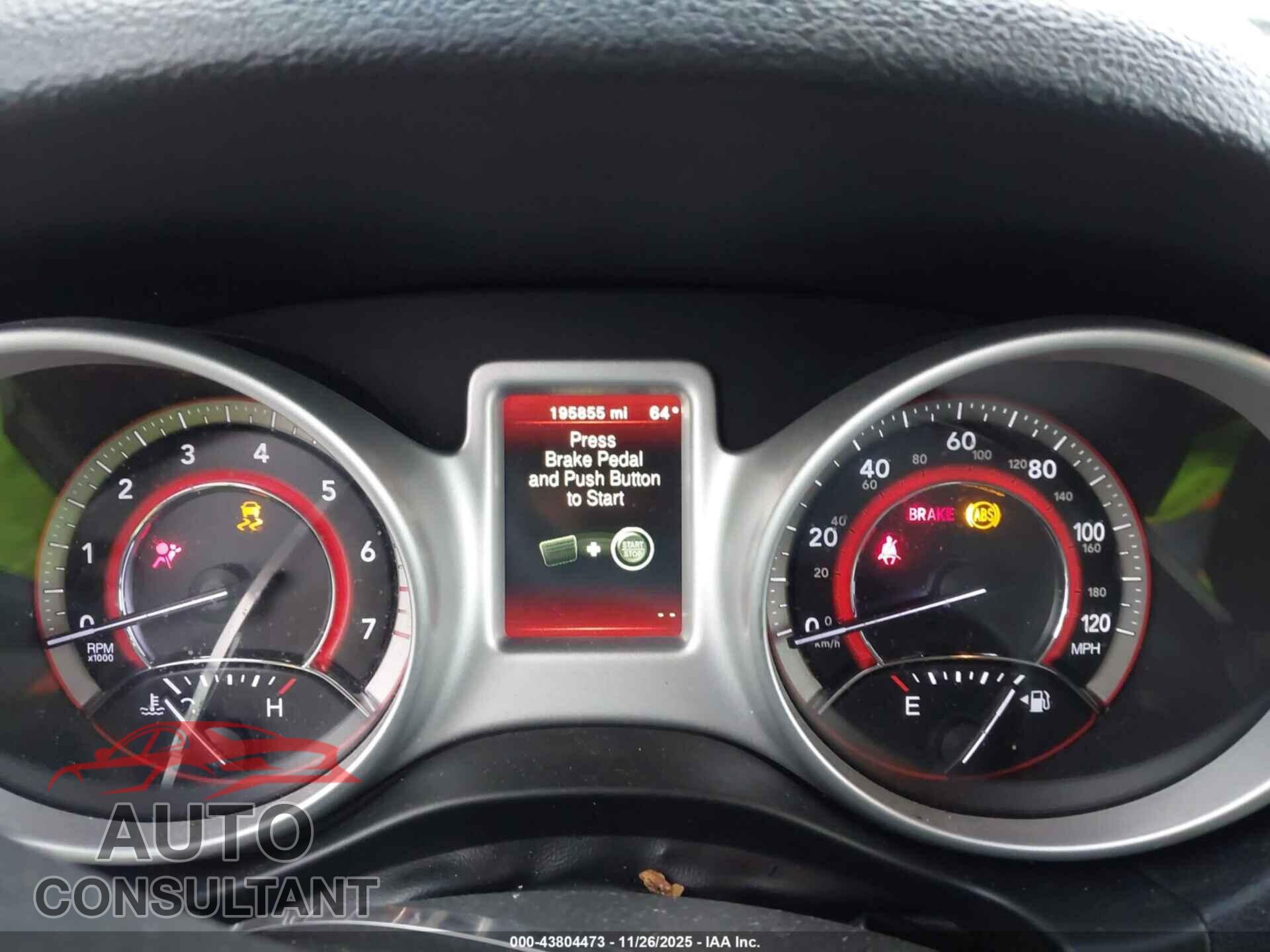 DODGE JOURNEY 2017 - 3C4PDCBB2HT506916
