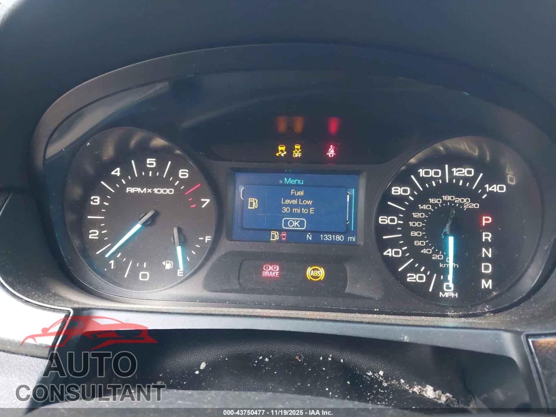 FORD EDGE 2012 - 2FMDK3GC3CBA52167