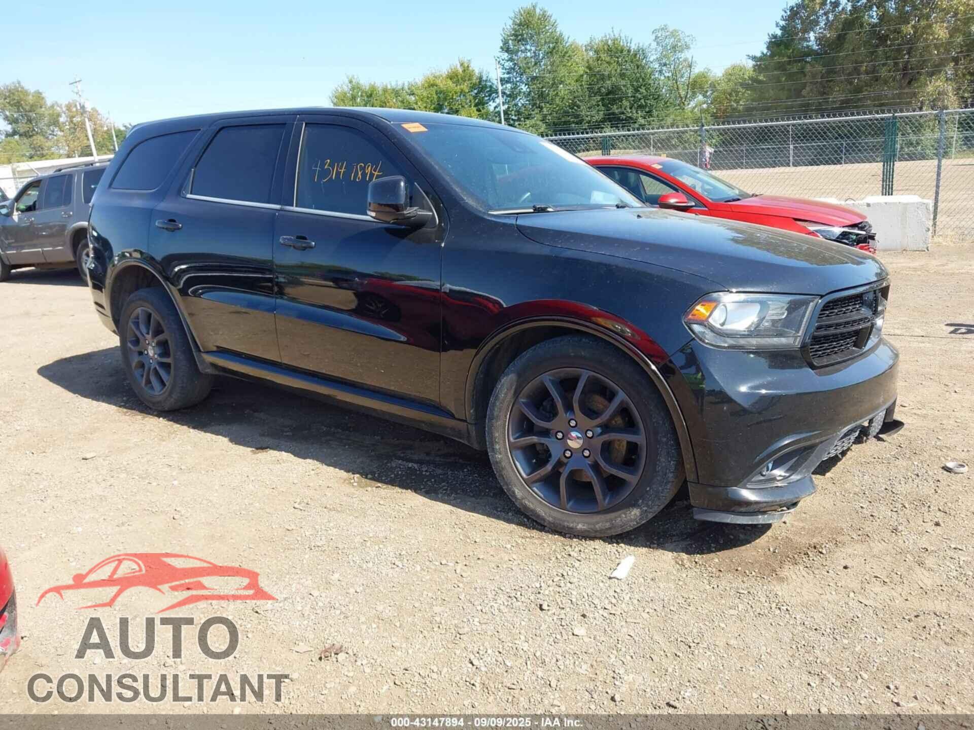 DODGE DURANGO 2017 - 1C4SDJCT9HC871093